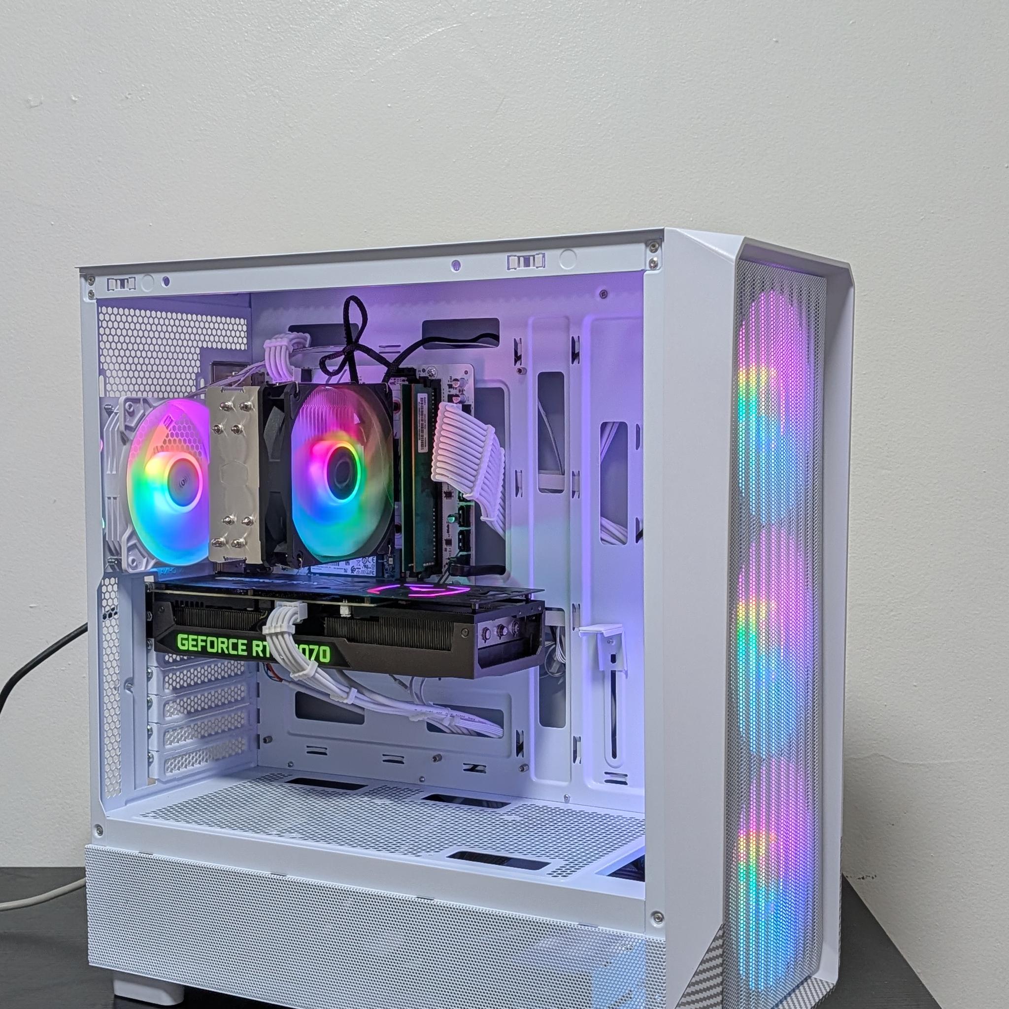 RTX 3070 8GB | Ryzen 5 3600 | 16GB DDR4 | 2TB HDD + 128GB SATA M2 SSD | Win 11 | Custom Gaming PC
