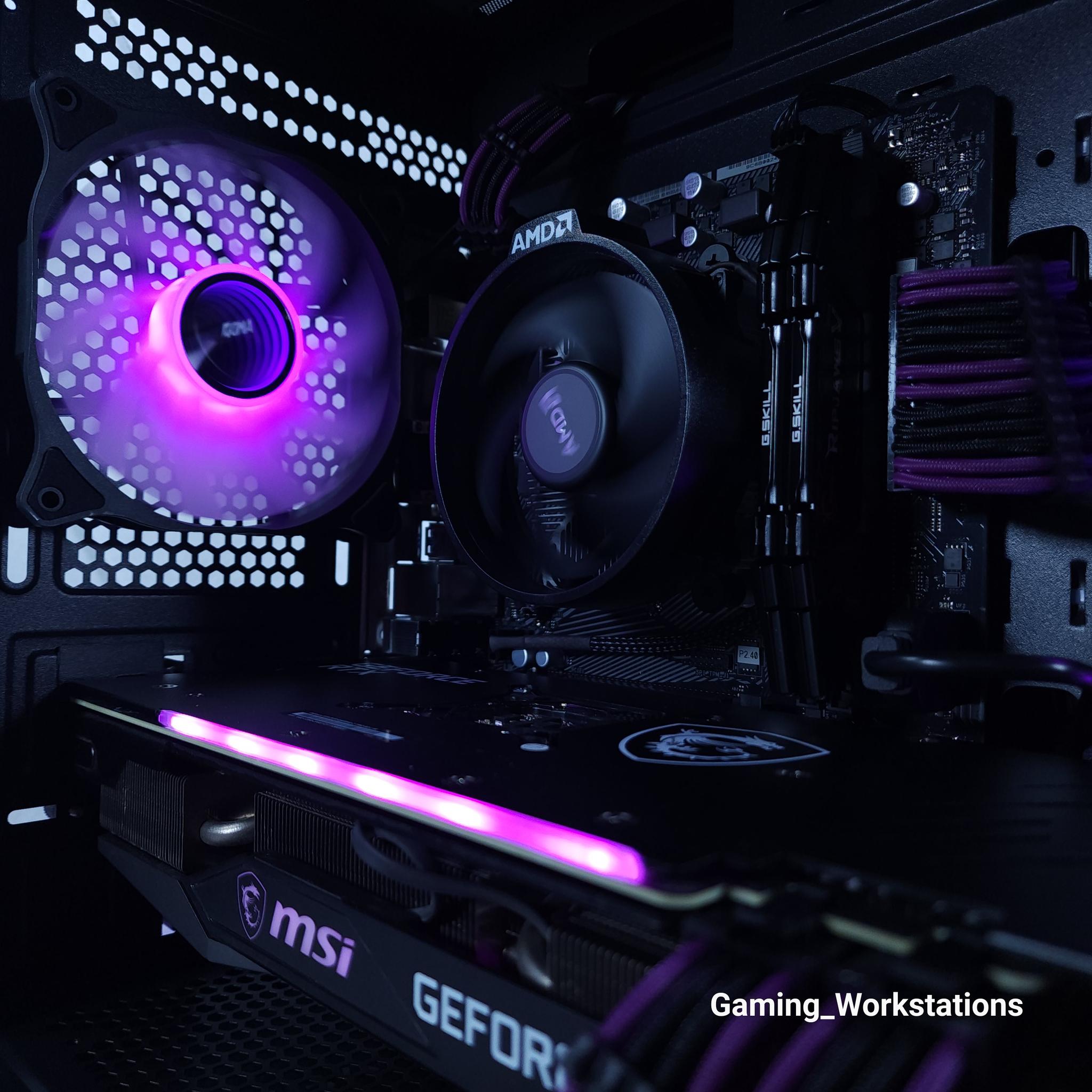 💜RTX 3070 || Ryzen 5 5600GT || 1.5TB SSD* || 16GB 3200MHz || 1080p/1440p Gaming Computer
