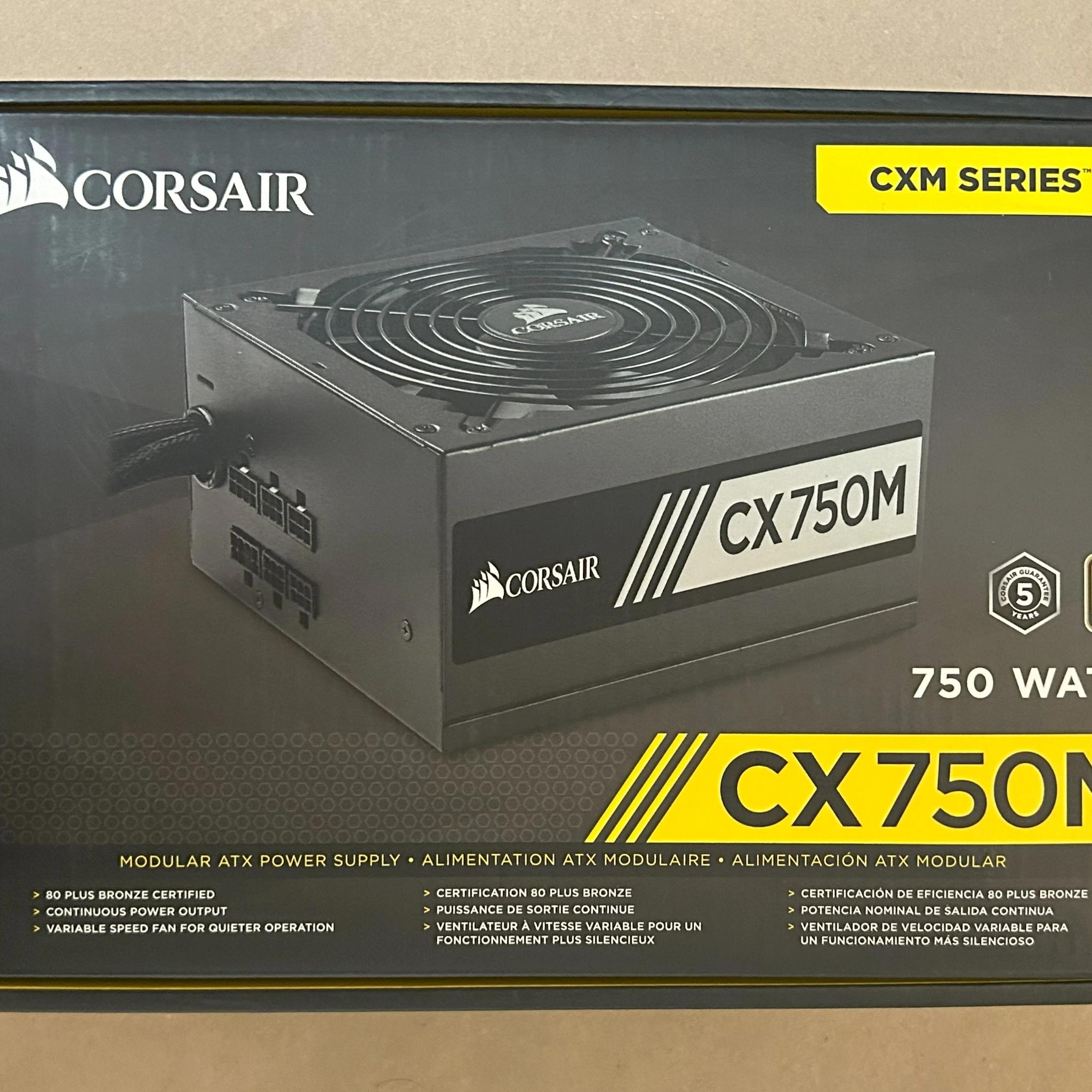 Corsair CXM 750 W 80+ Bronze Certified Semi-modular ATX Power Supply