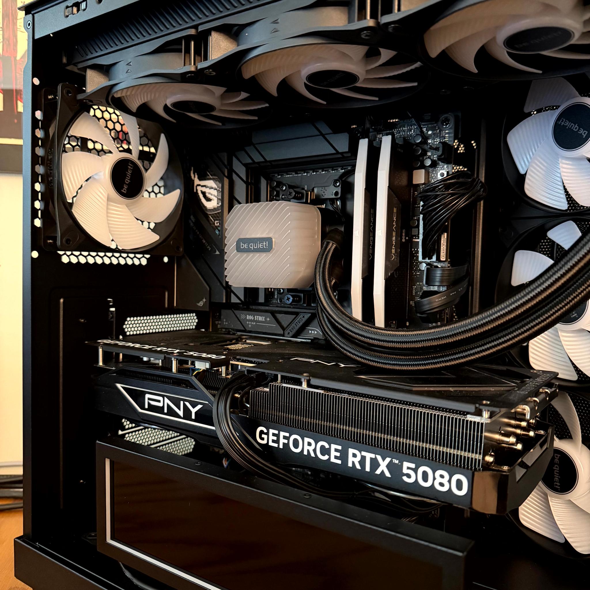 Event Horizon - RTX 5080 OC • Ryzen 7 9850X3D • 2TB Gen5 NVMe • 1000W Platinum PSU • New AM5 Build