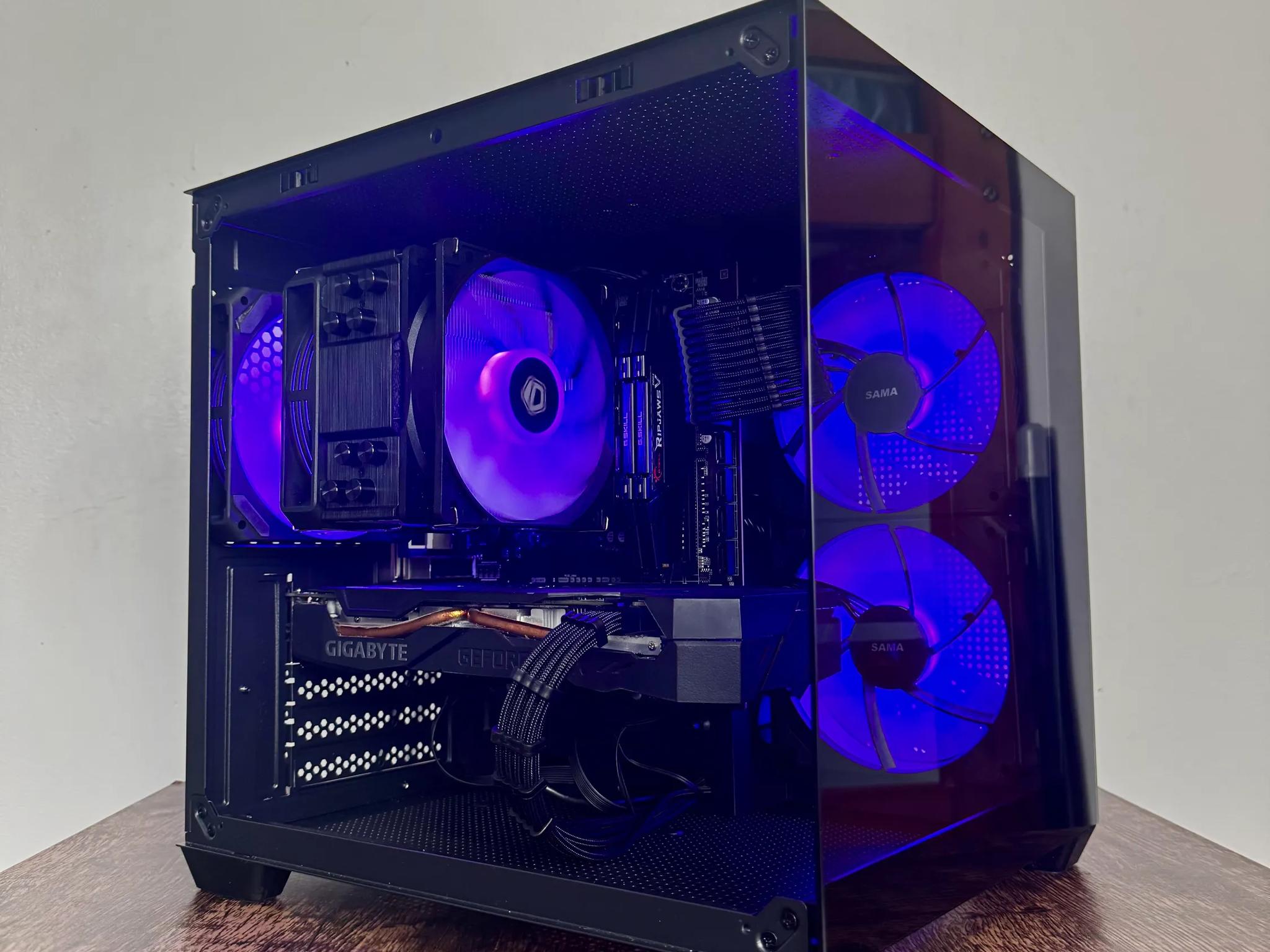 🖤Black🖤 Budget Gaming PC (Ryzen 5 2600 + RTX 2060 Super + 16gb Ram)