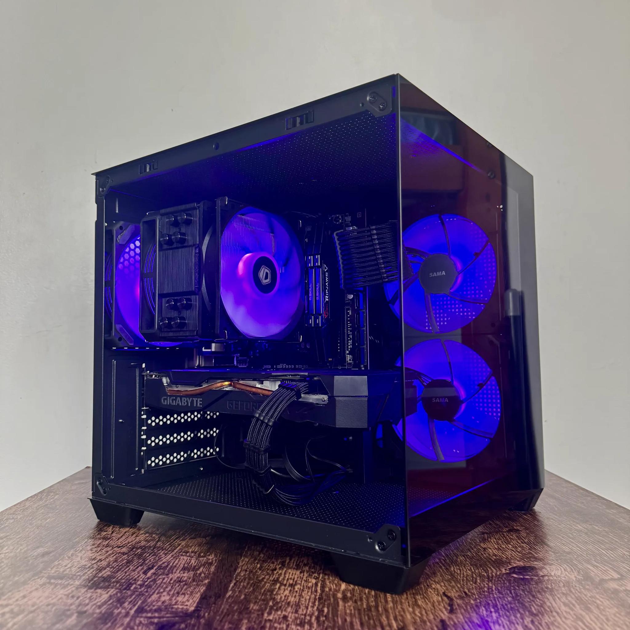 🖤Black🖤 Budget Gaming PC (Ryzen 5 2600 + RTX 2060 Super + 16gb Ram)