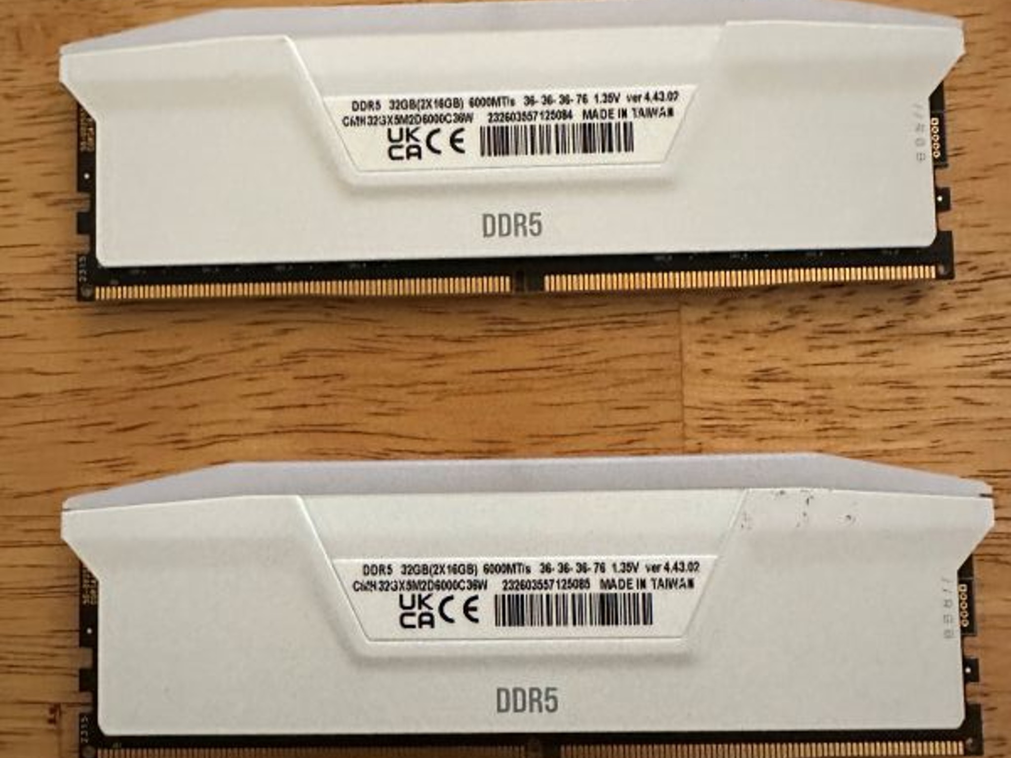 Corsair Vengeance RGB 32gb DDR5 6000 memory