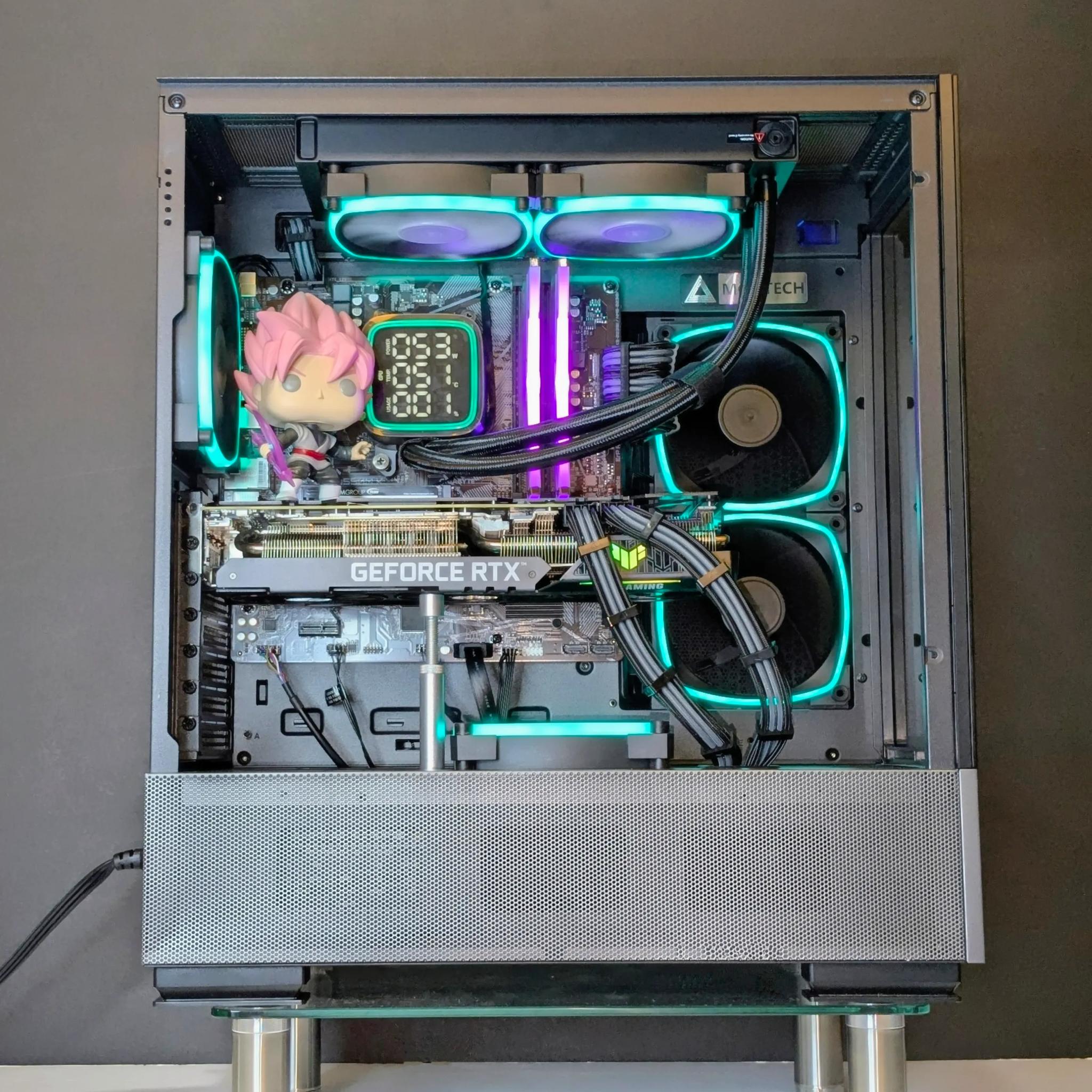 ⚫️Goku Black⚫️1440P Beast⚫️RTX 3070TI⚫️Ryzen 7 5800X⚫️32GB Warhawk RAM⚫️1TB NVMe M.2 SSD⚫️Windows 11