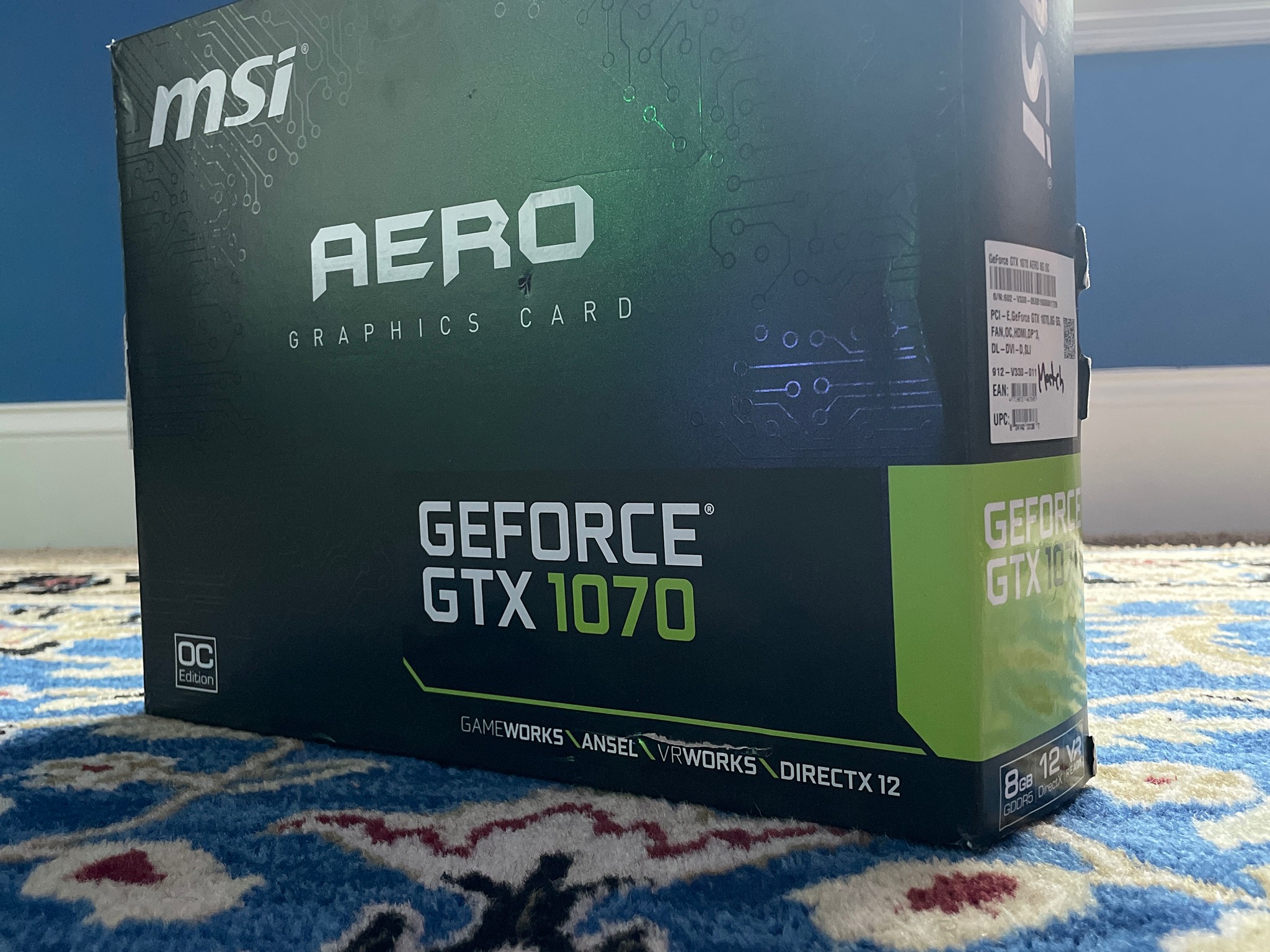 GTX 1070 aero Msi 8gb