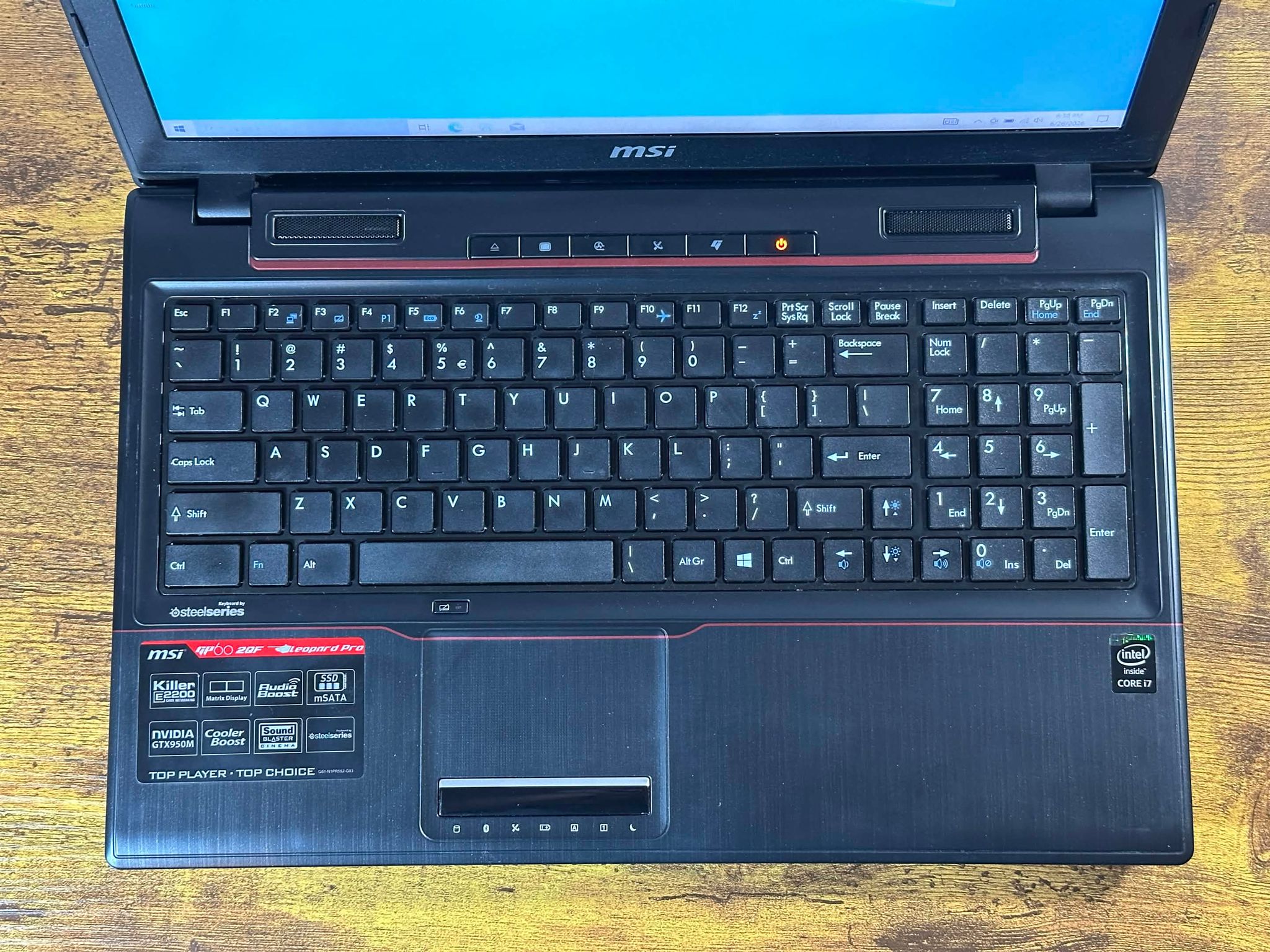 MSI GP60 | Intel i7 4720HQ | GTX 950M 2GB | 16GB DDR3 | 500GB SSD | Windows 10 | Gaming Laptop