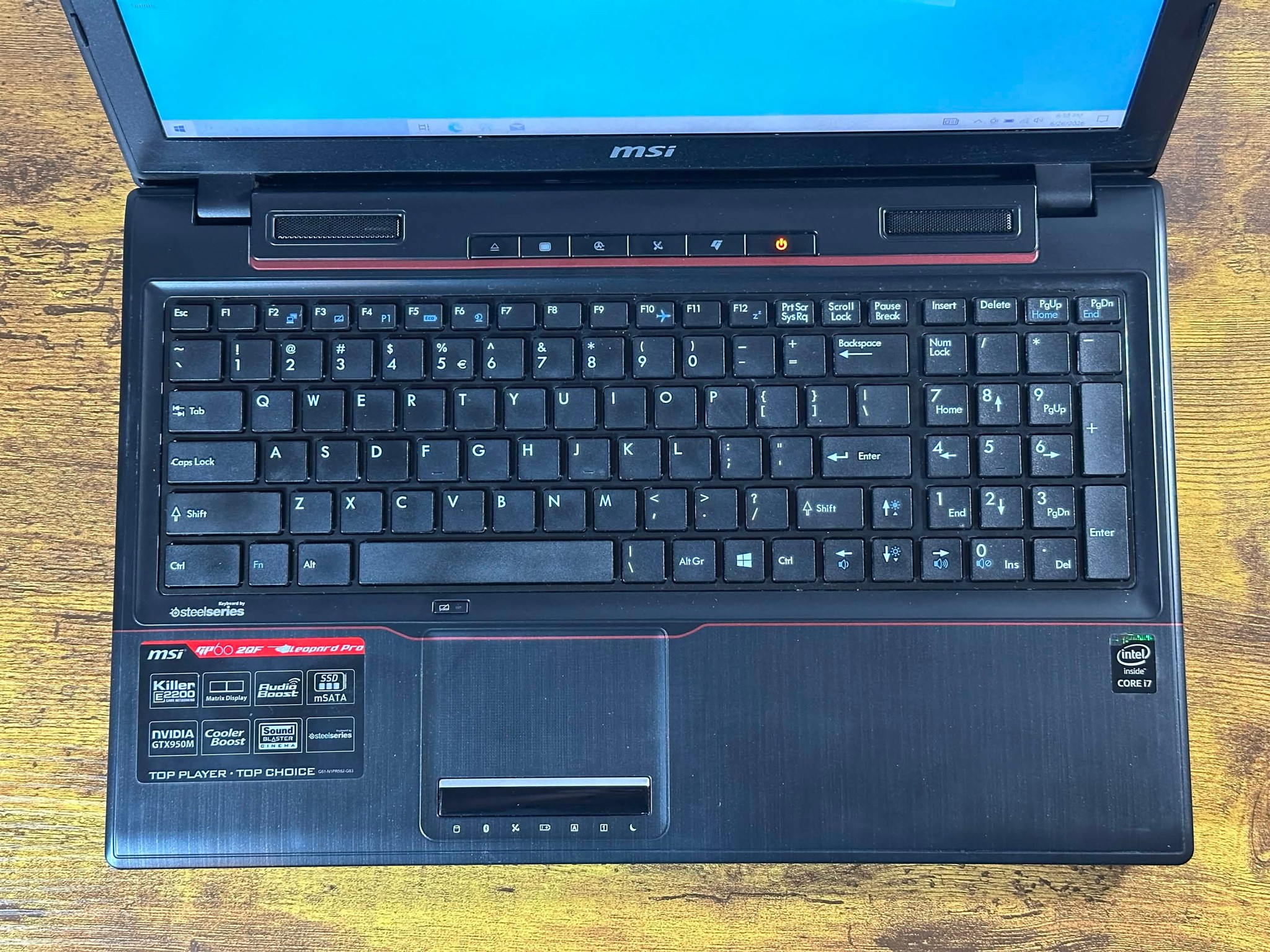MSI GP60 | Intel i7 4720HQ | GTX 950M 2GB | 16GB DDR3 | 500GB SSD | Windows 10 | Gaming Laptop