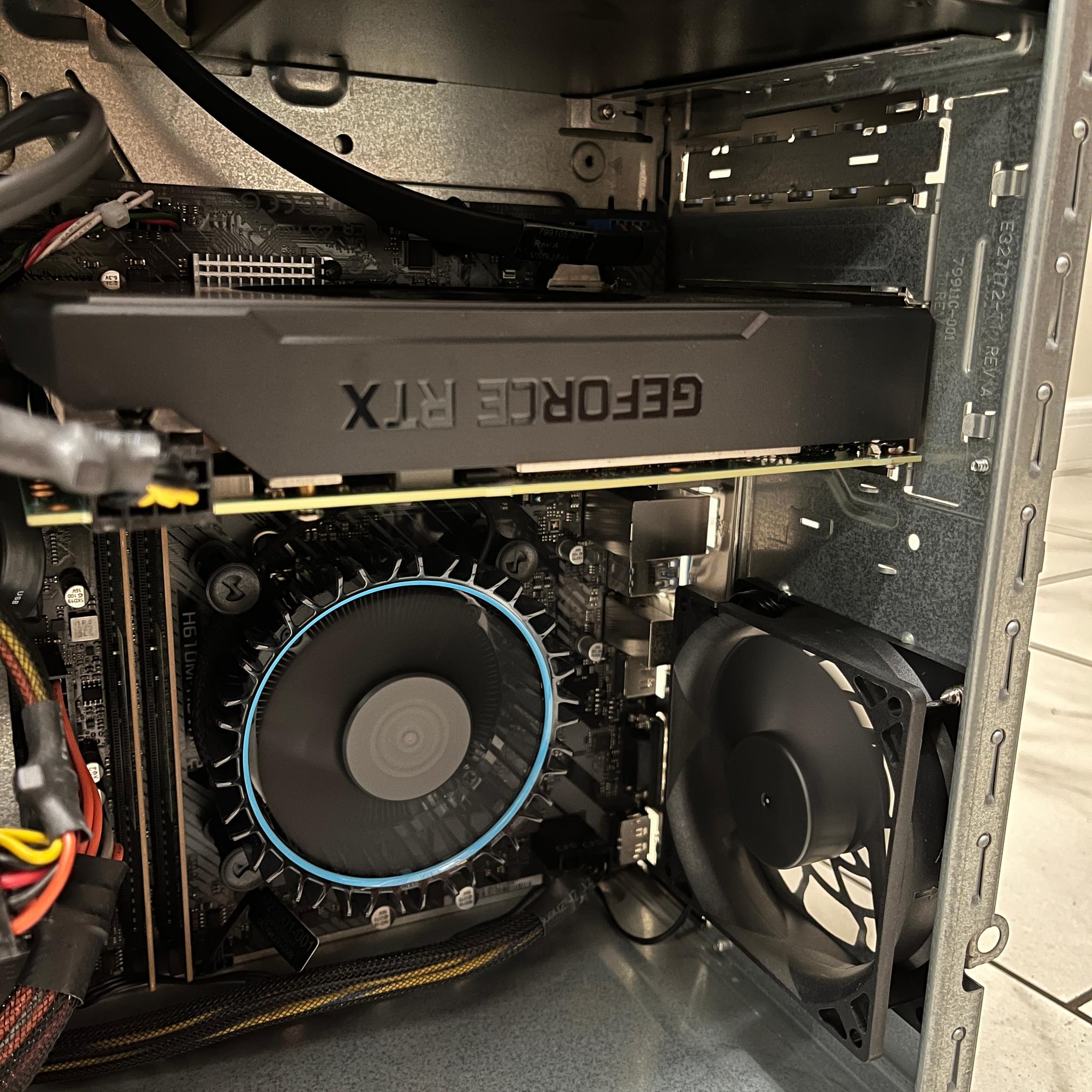 NVIDIA RTX 2060 SUPER, Intel Core i3-12100, 16GB RAM, 500GB SSD - Sleeper Gaming PC w/ Wi-Fi & BT