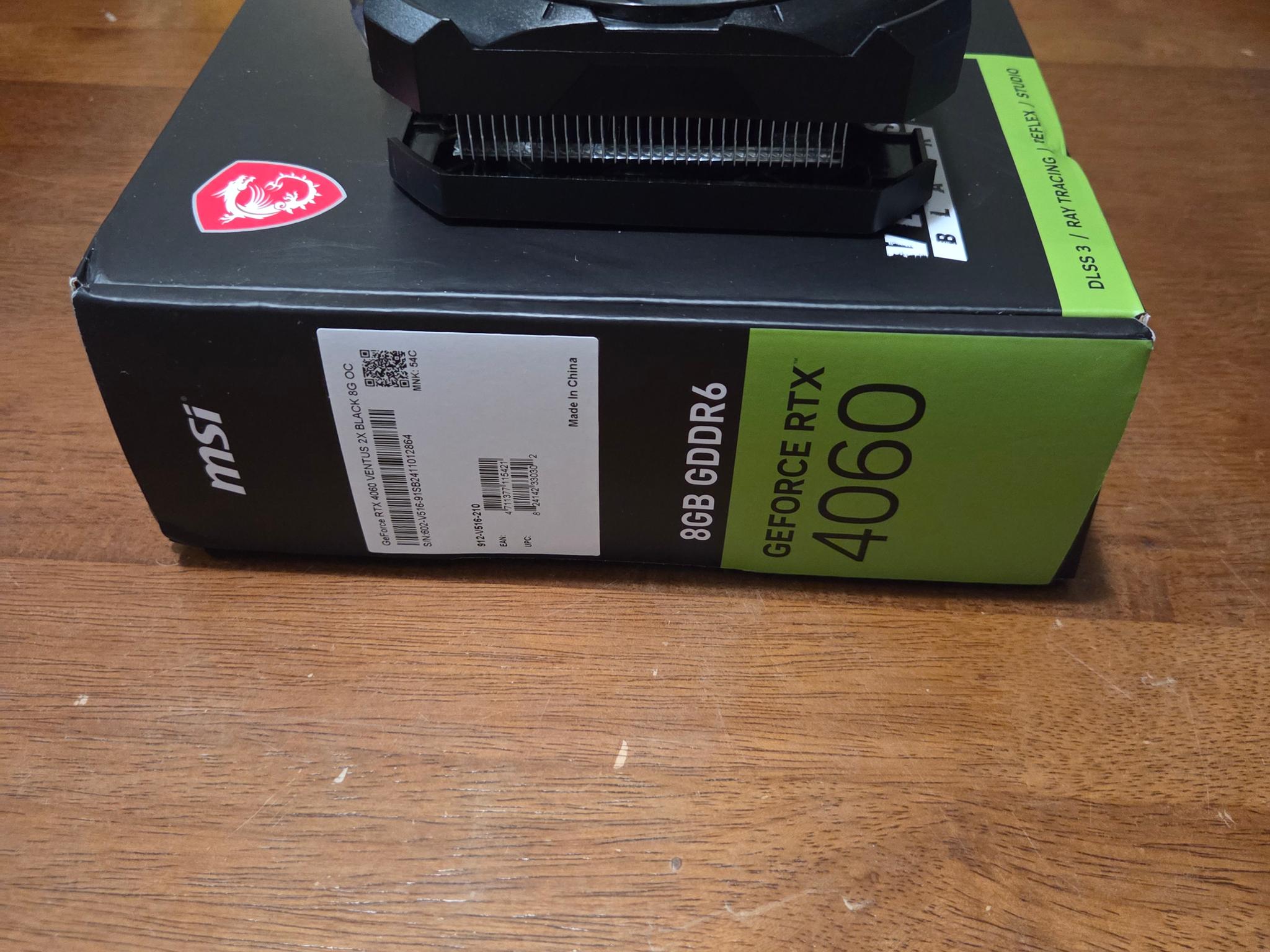 MSI VENTUS 2X BLACK GeForce RTX 4060