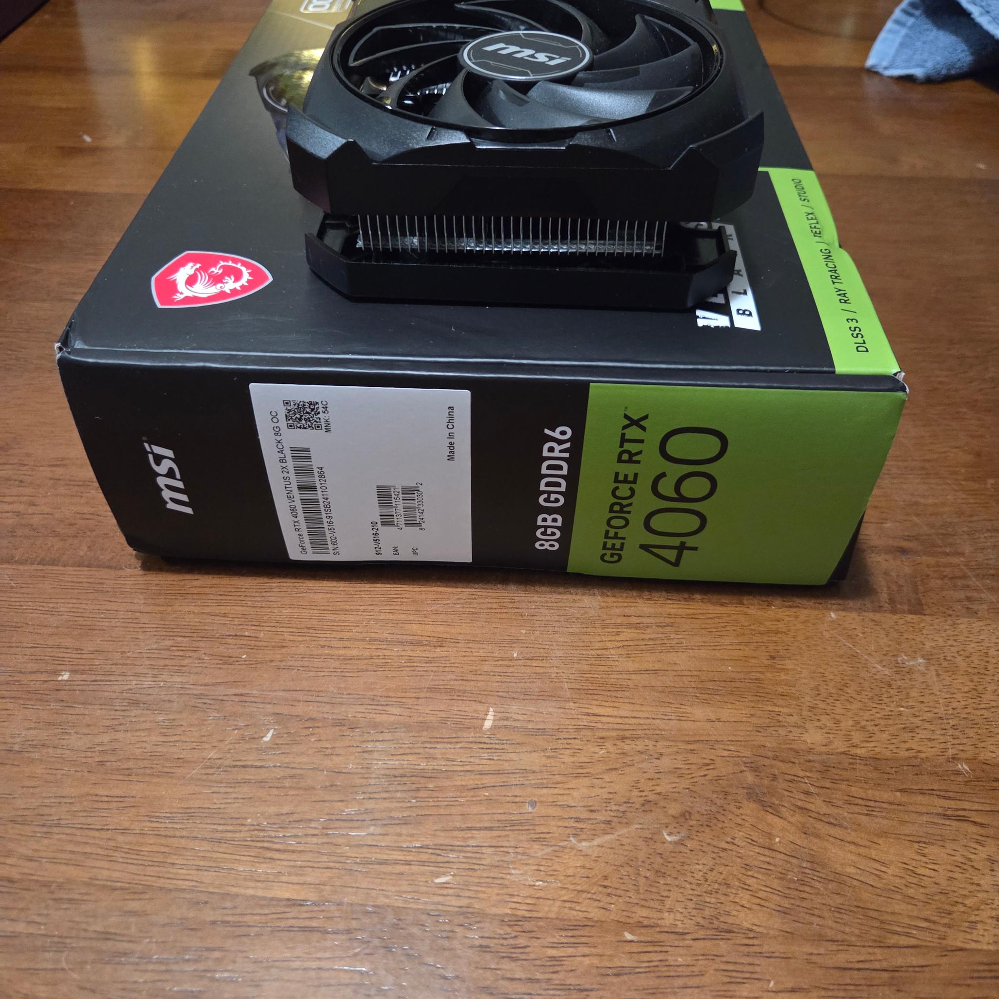 MSI VENTUS 2X BLACK GeForce RTX 4060