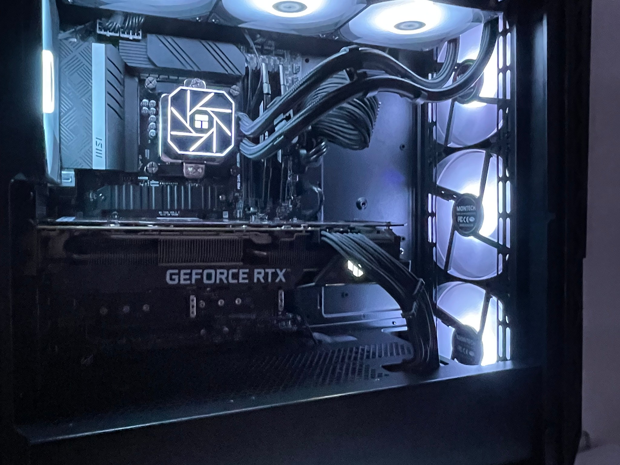 🖤🤍RTX 3080 | 12600KF | 16GB | 1TB M.2 | Windows 11 Home | BLACK Gaming PC🤍🖤