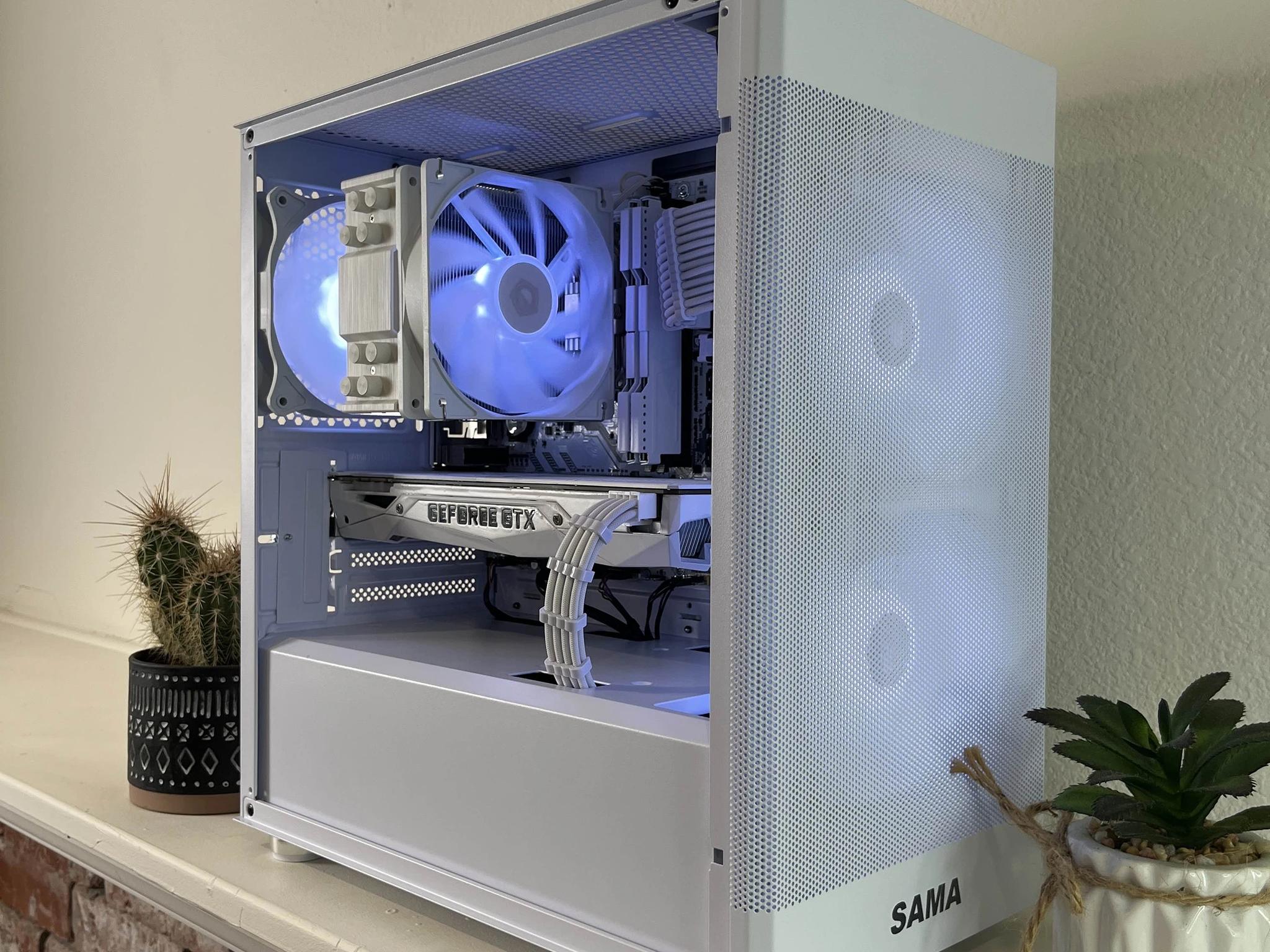 White Gaming PC | Ryzen 5 + GTX 1080 8GB
