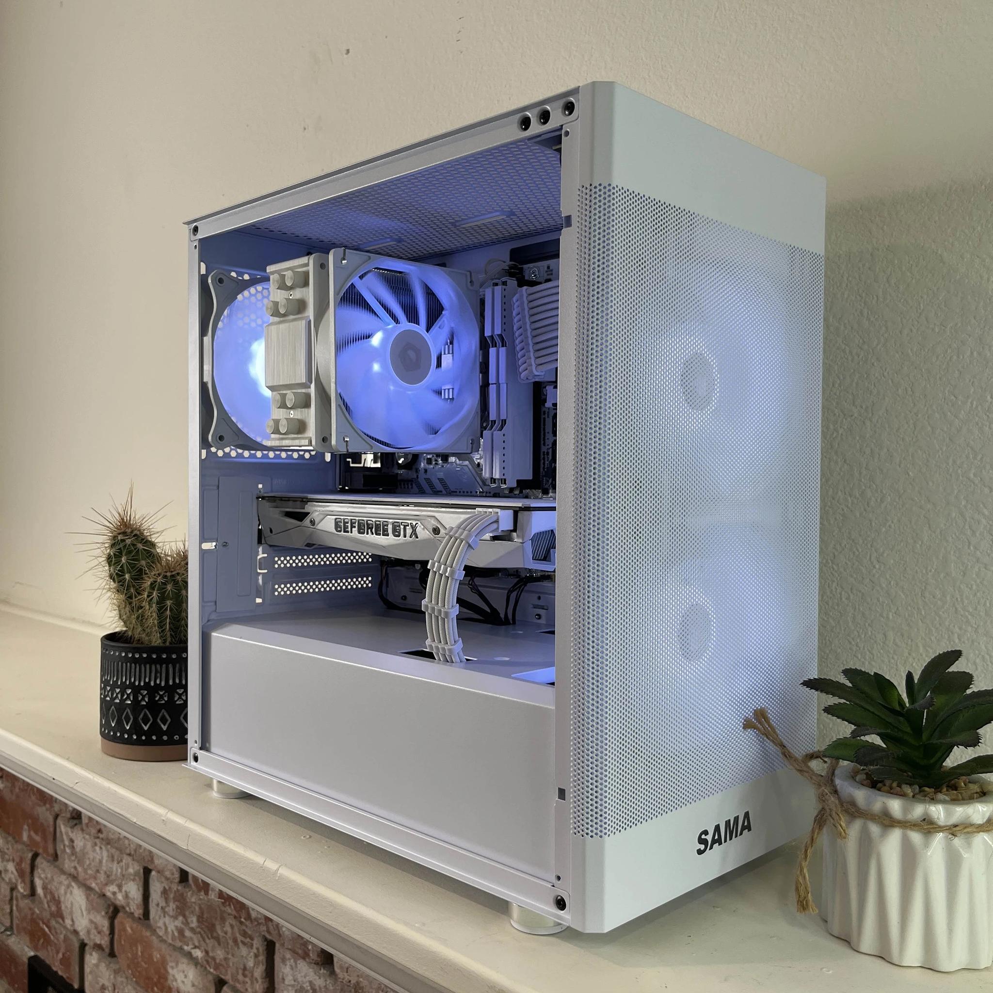 White Gaming PC | Ryzen 5 + GTX 1080 8GB