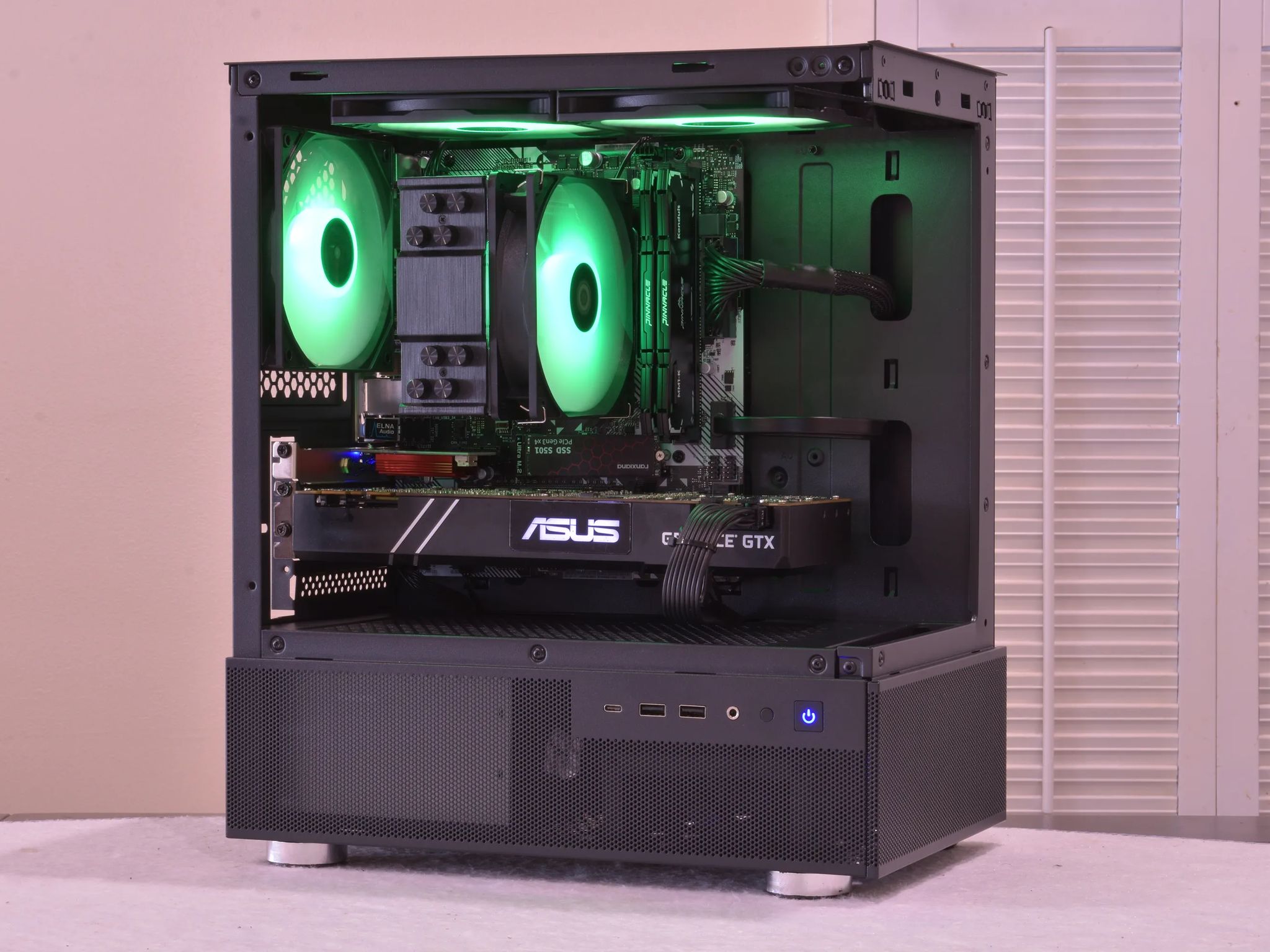 💸Budget Gamer💸 Ryzen 5 3600 | GTX 1080ti 11GB | 16GB DDR4 | 1TB nVME SSD | RGB | Black Win11+Wifi