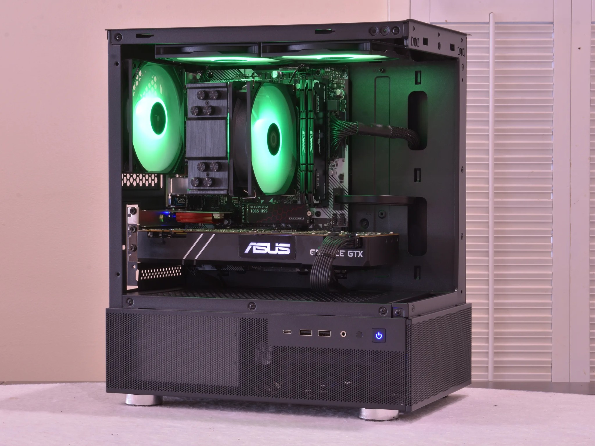 💸Budget Gamer💸 Ryzen 5 3600 | GTX 1080ti 11GB | 16GB DDR4 | 1TB nVME SSD | RGB | Black Win11+Wifi