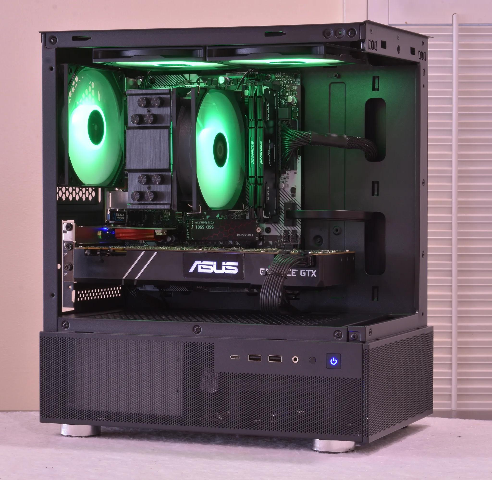 💸Budget Gamer💸 Ryzen 5 3600 | GTX 1080ti 11GB | 16GB DDR4 | 1TB nVME SSD | RGB | Black Win11+Wifi
