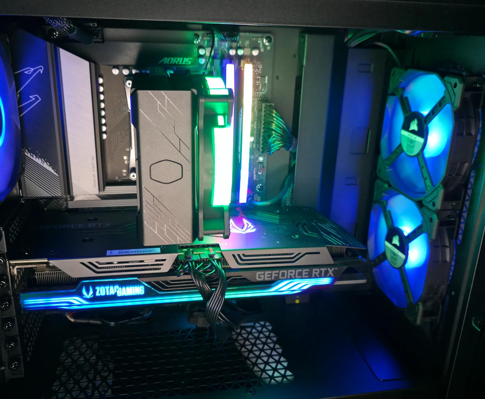 Mid Range Black 9600X 3070TI Gaming PC