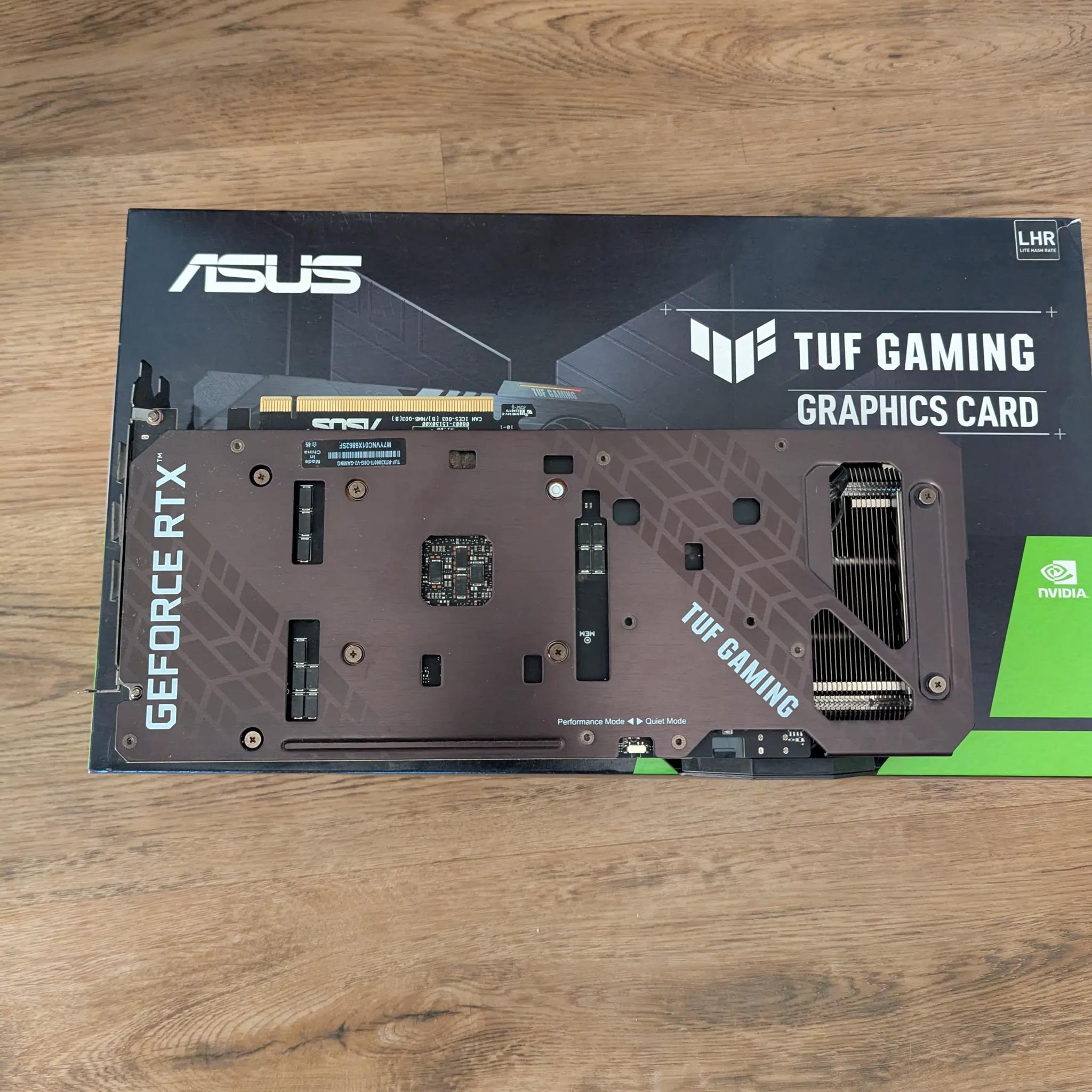 ⚡ ASUS TUF RTX 3060 Ti – 1440p Gaming | Durable & Cool | Ray Tracing 🎮