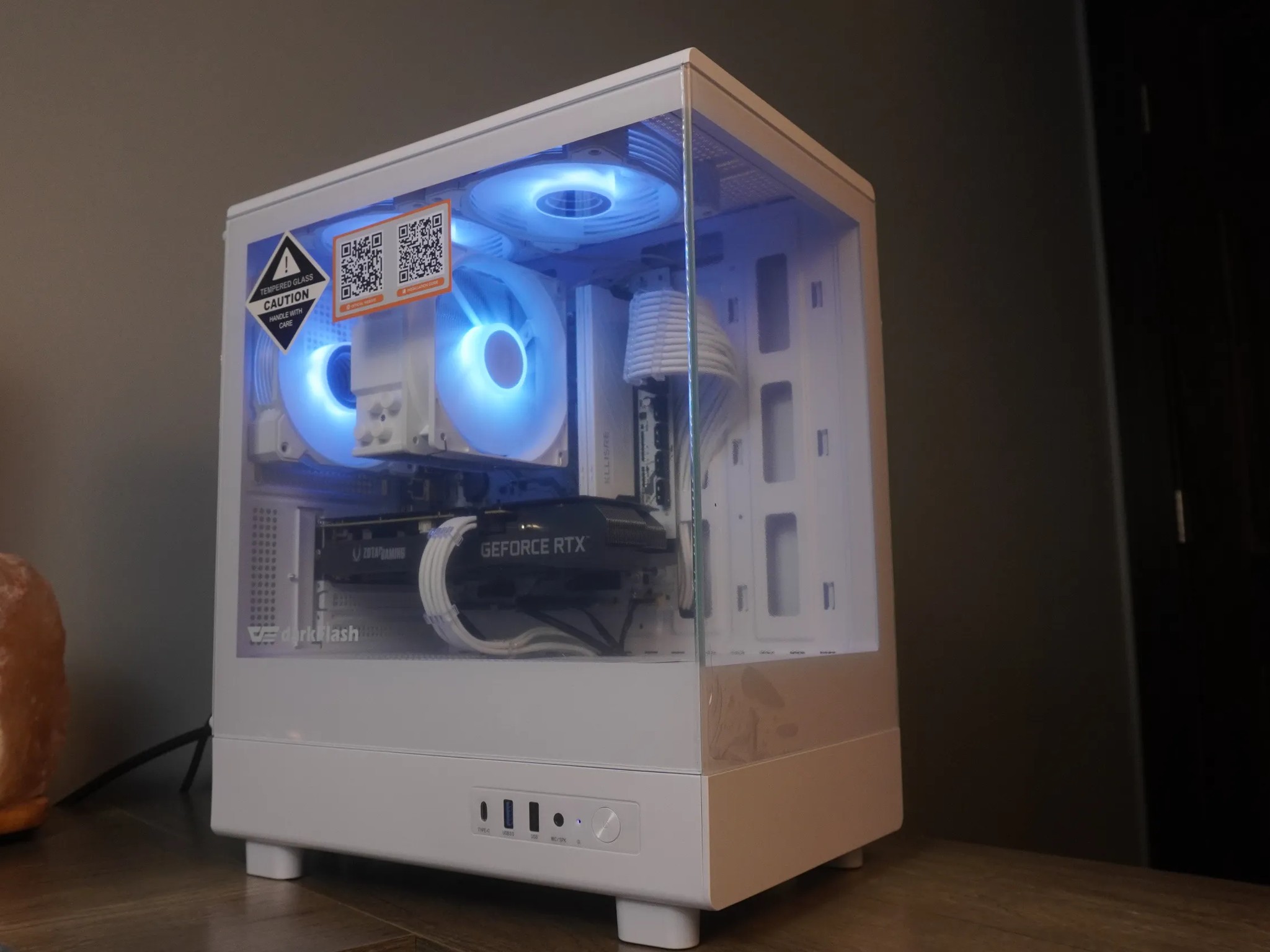 🤍 ARCTIC BEAST 🤍 1440p/1080p GAMING MACHINE 💚RTX 3060 12GB 🧡 Ryzen 5 5600 | 32GB | WIFI