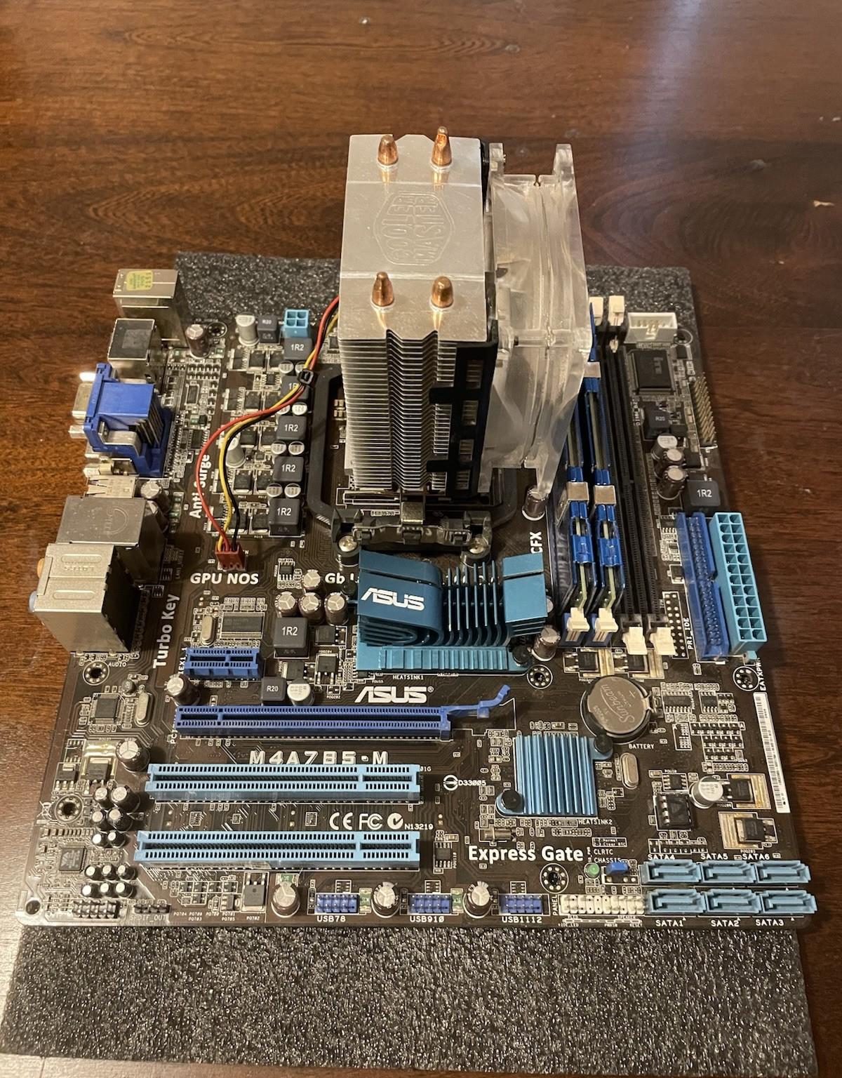 ASUS M4A785-M AM3 With AMD Phenom II X945 Processor And 8gb DDR2 RAM Bundle