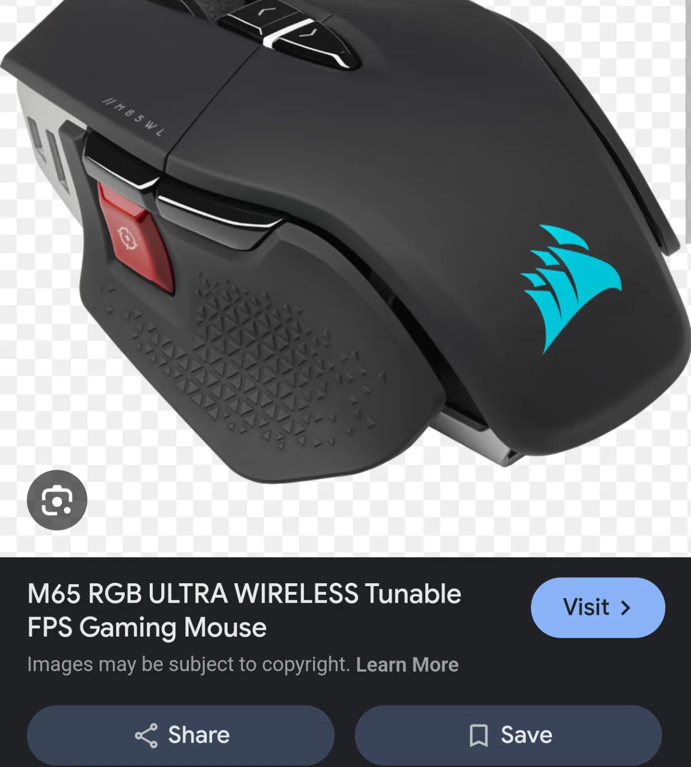 CORSAIR M65 RBG ULTRA WIRELESS