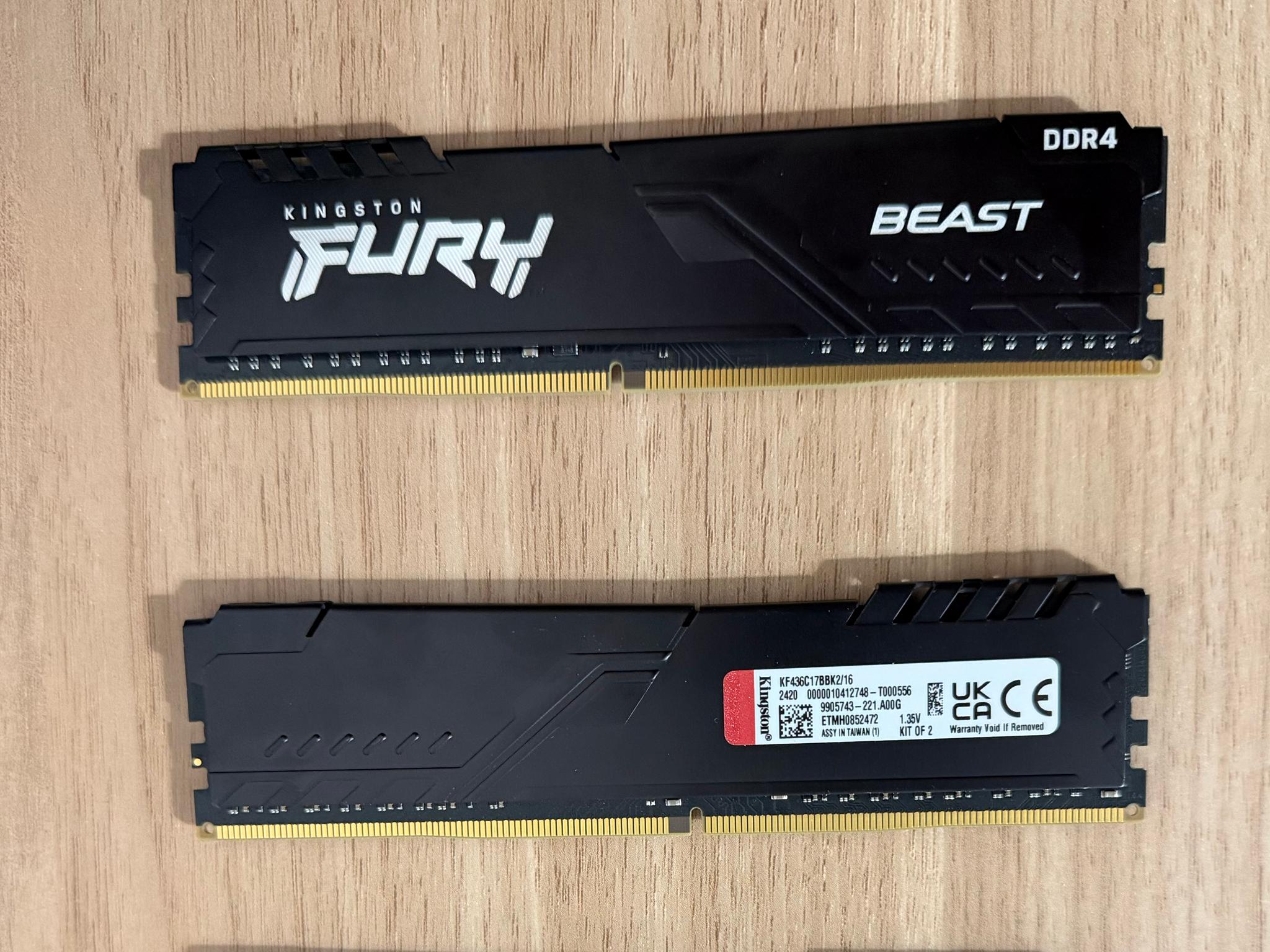 Kingston FURY Beast 16GB (2 x 8GB)