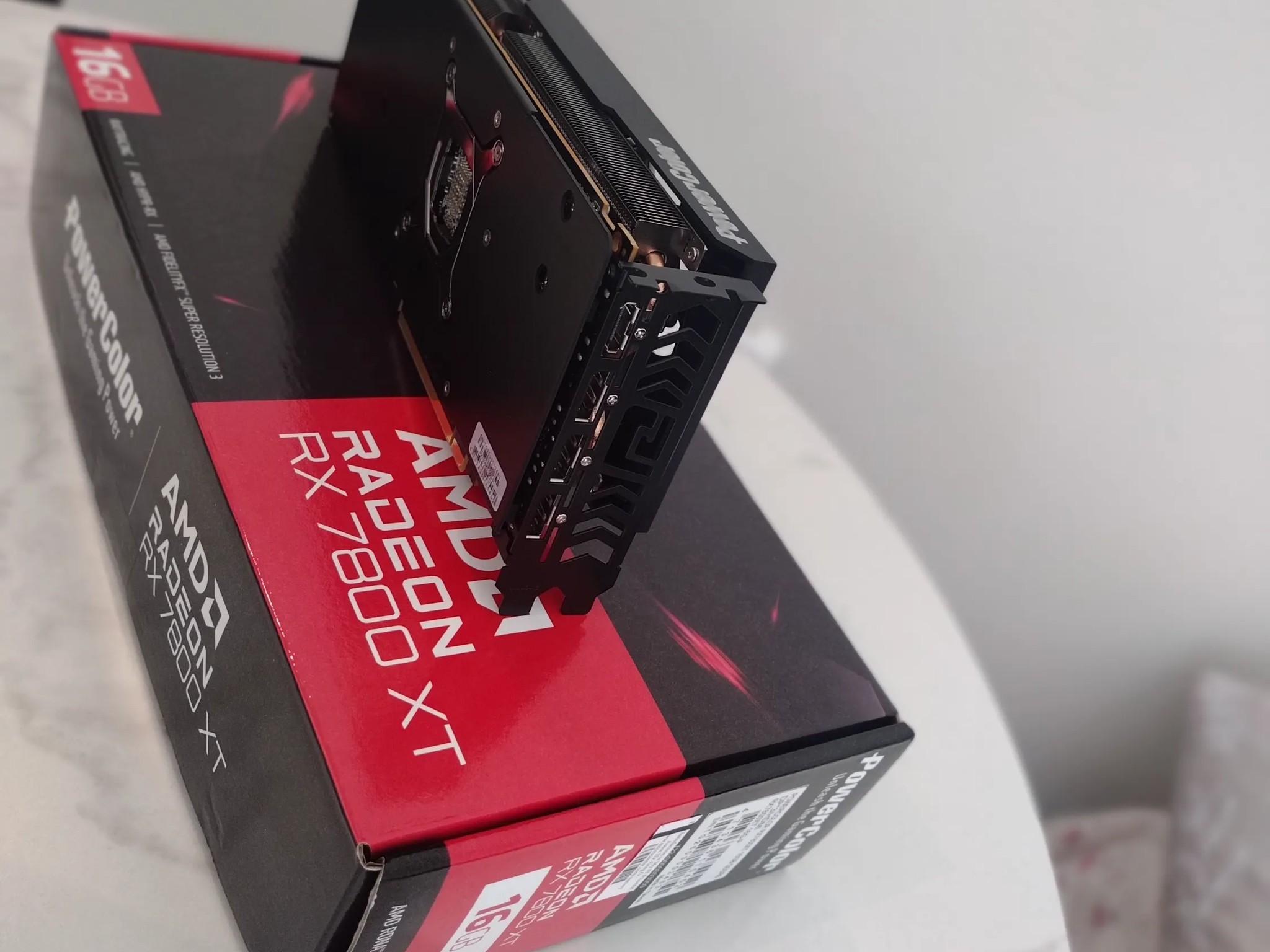 PowerColor Twin Fan AMD Radeon RX 7800 XT 16GB GDDR6 Open Box, Clean, Like New Condition