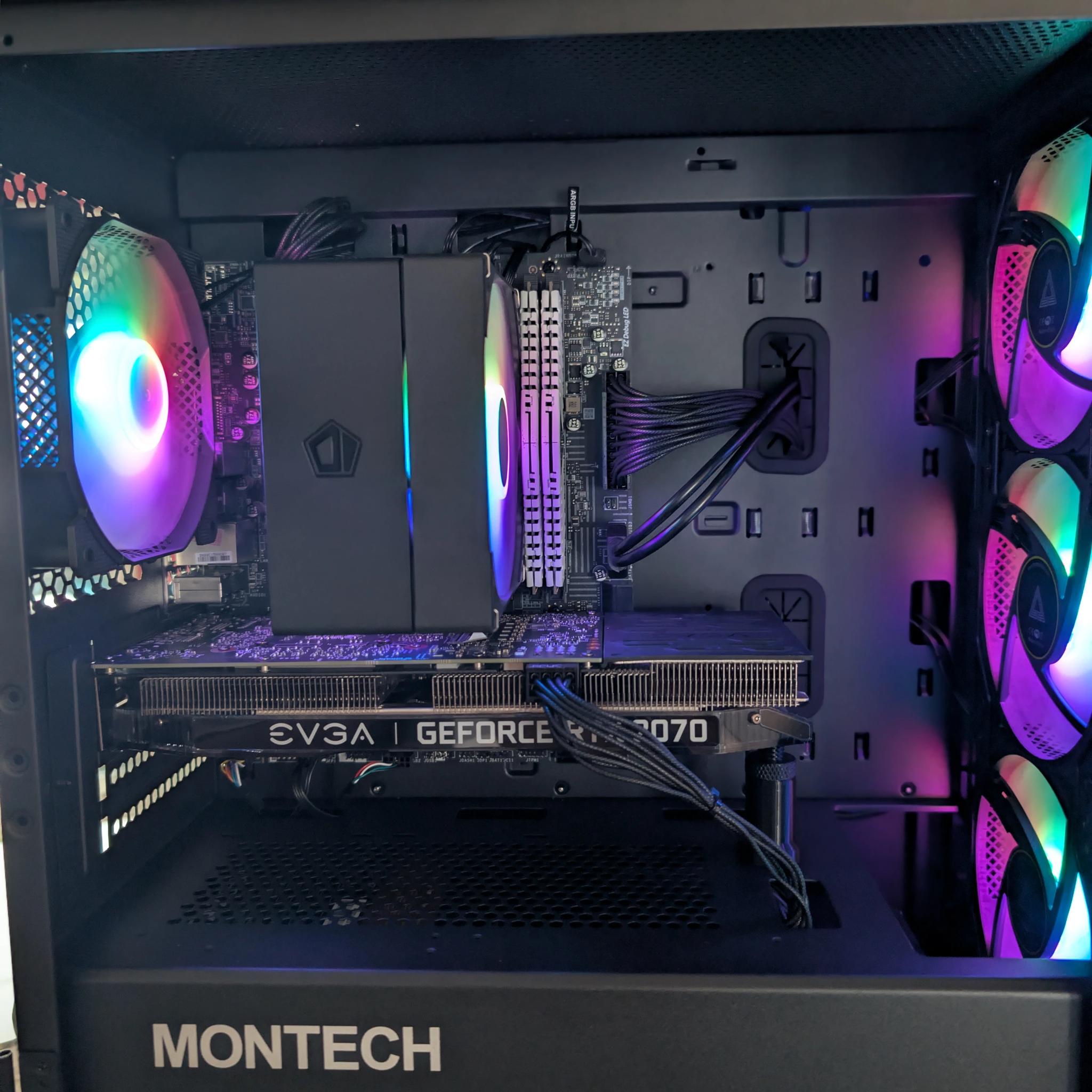 FAST RTX 2070 + i5 Custom RGB Gaming PC