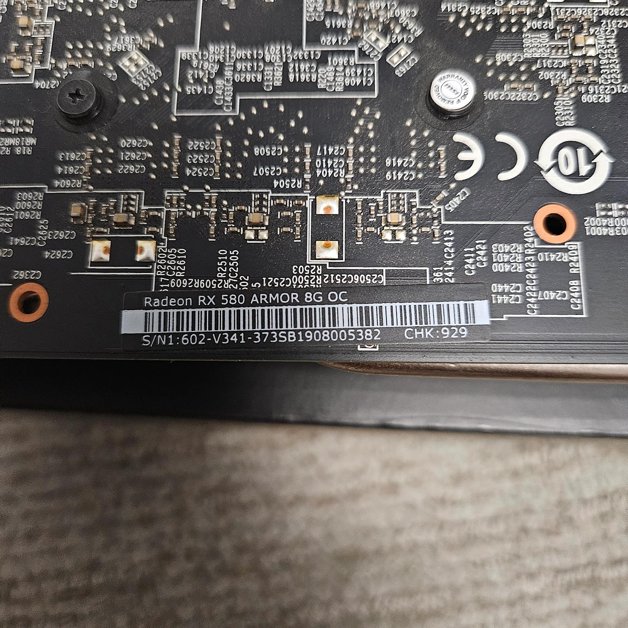MSI Radeon RX 580 Armor 8G