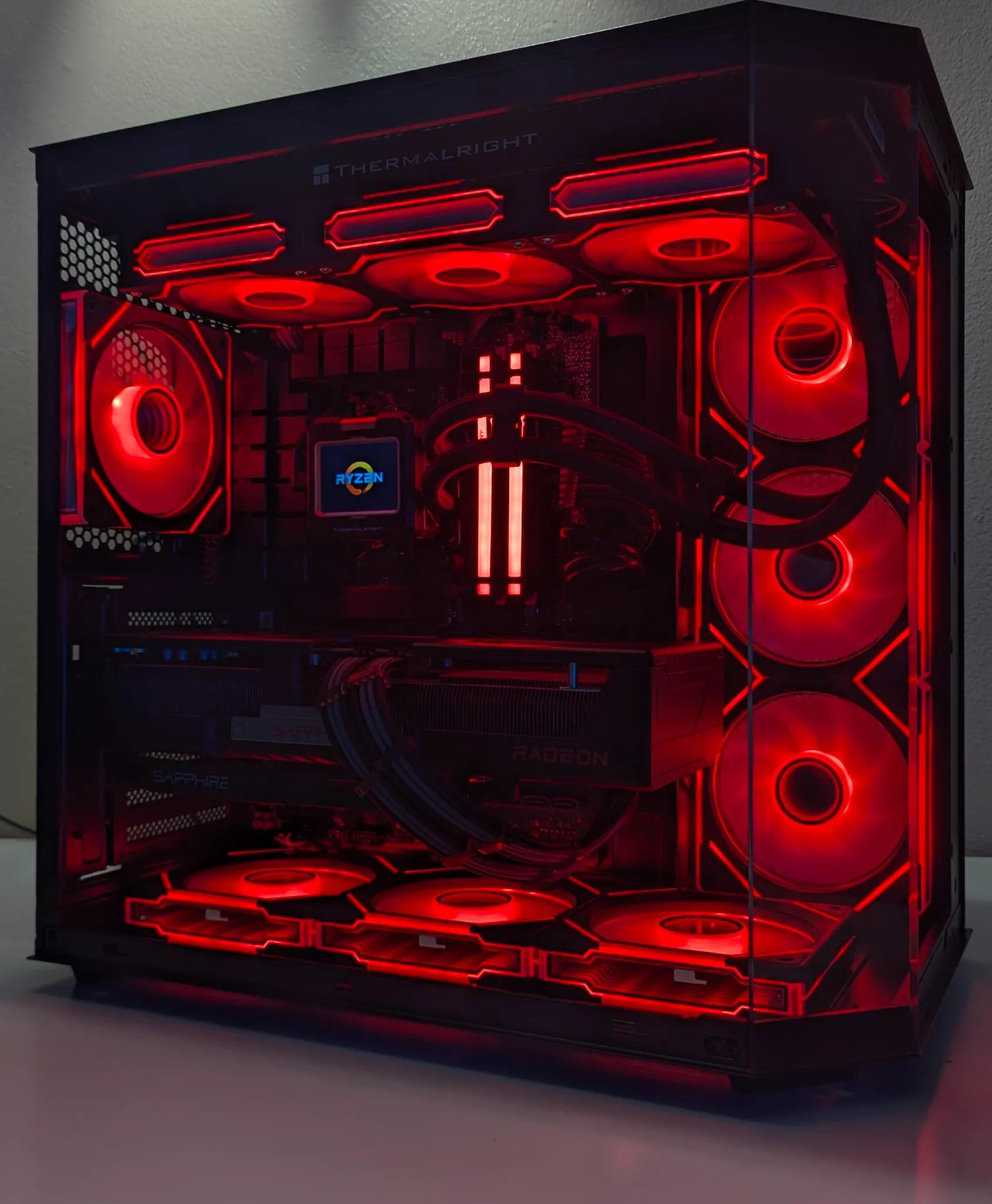 🔥 Ultimate Gaming PC - |RX 9070XT 16GB| RYZEN 7800X3D| 32GB DDR5 | 2TB SSD| 360MM AIO|