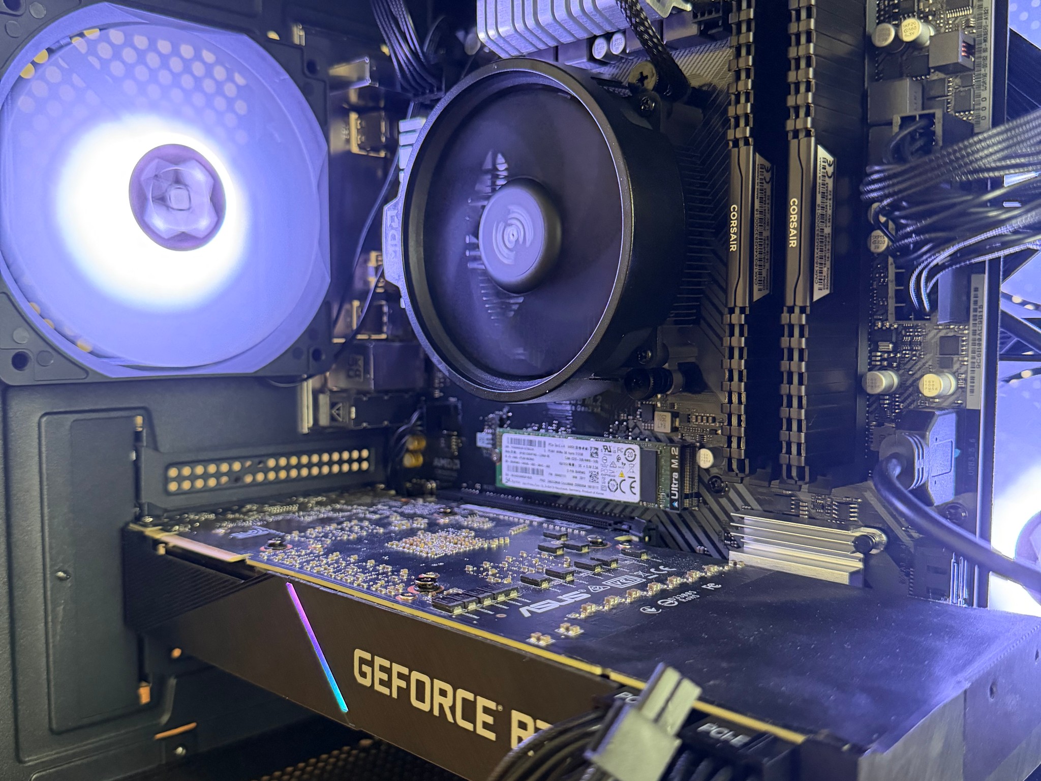 Black Gaming PC RTX 2070 Super | Ryzen 5 | RGB | Ready to Play