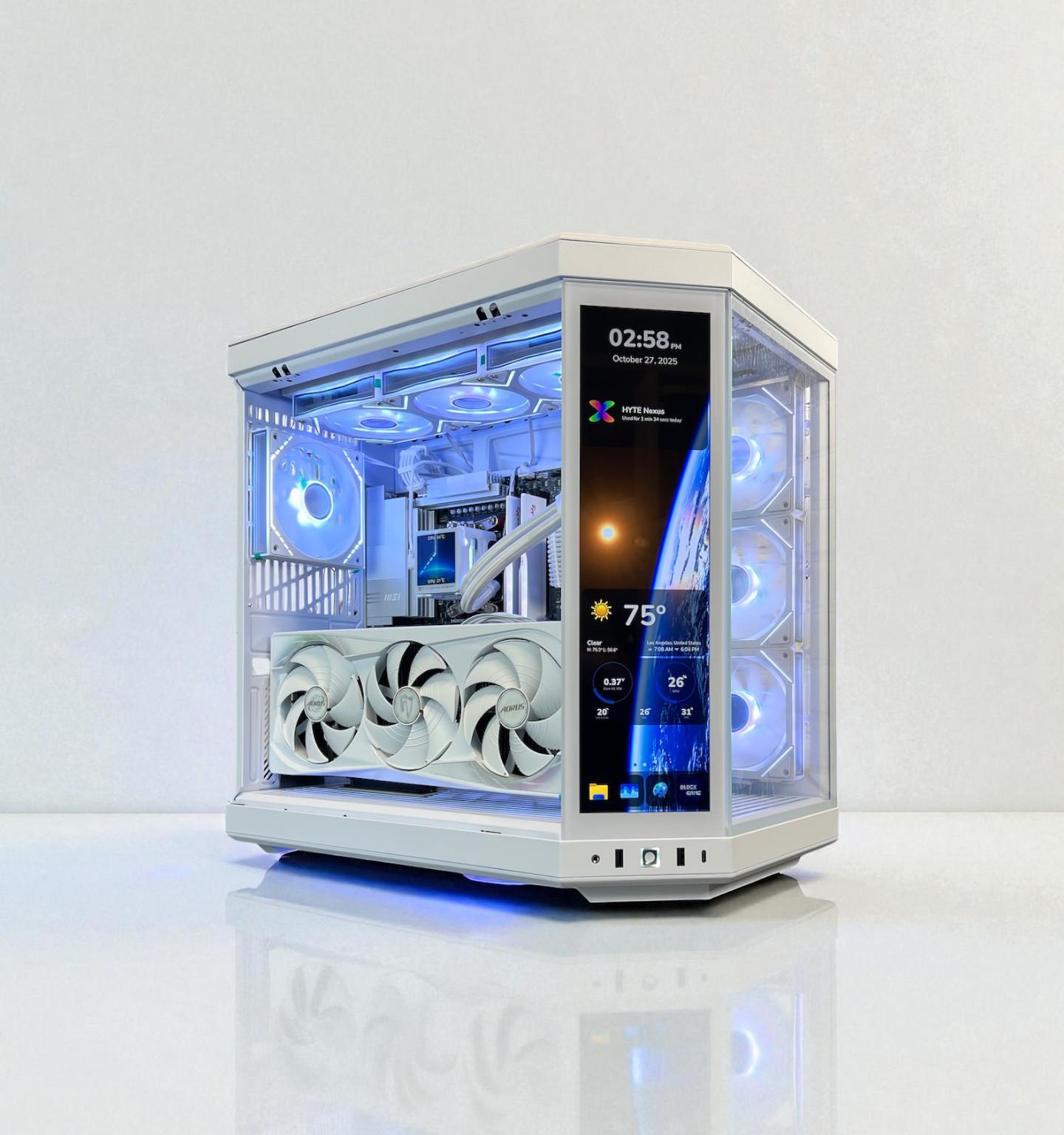 The Touch👈 RTX 5080 Master ICE ❄️ Ryzen 7 9800X3D ❄️ 64GB RAM ❄️ 4TB M.2 ❄️ WIFI 7 🎮 Game Bundle
