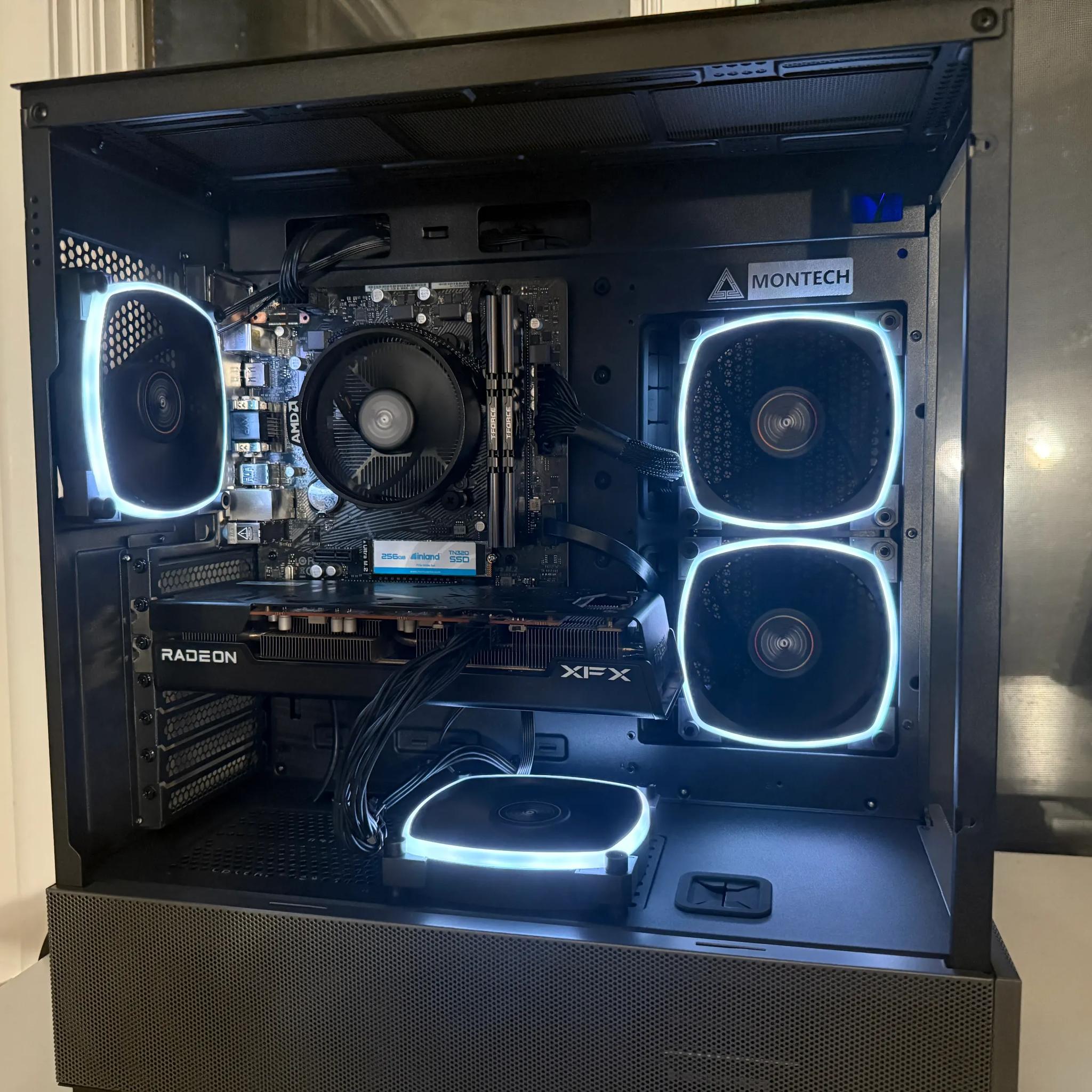 RX 6600XT / Ryzen 5 5500 | WIFI | 1TB HDD + SSD | 16GB Ram | Windows 11 Activated