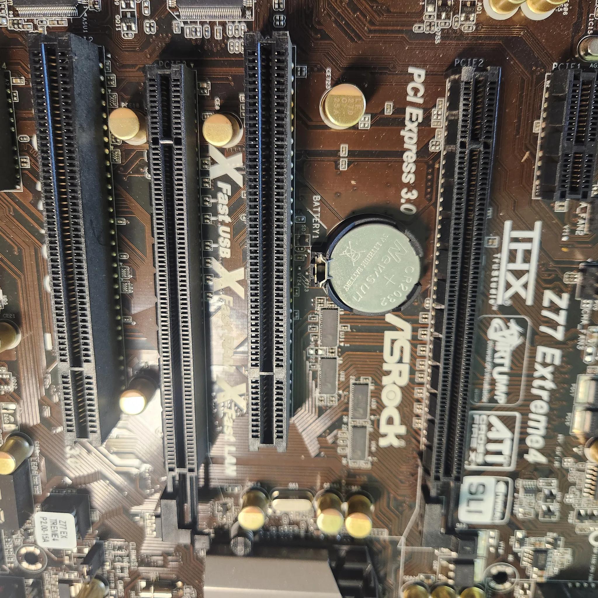 ASRock Z77 Extreme 4 motherboard combo with I7-2600 / G-SKILL 16GB DDR3, LGA 1155