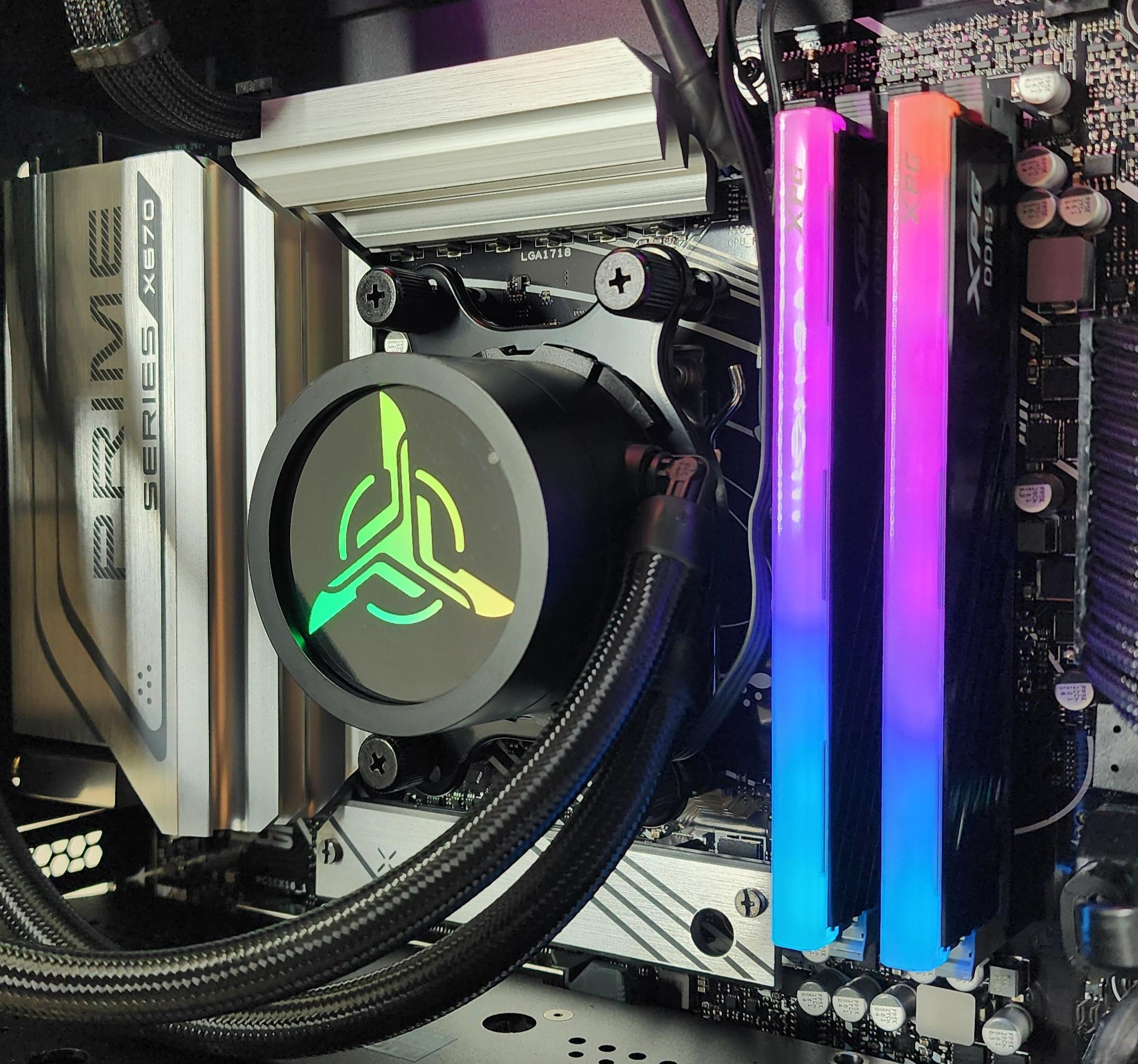 Gaming PC Ryzen 7 9700X 32GB RAM 1TB SSD RX 7800 XT 16GB Windows 11 PC