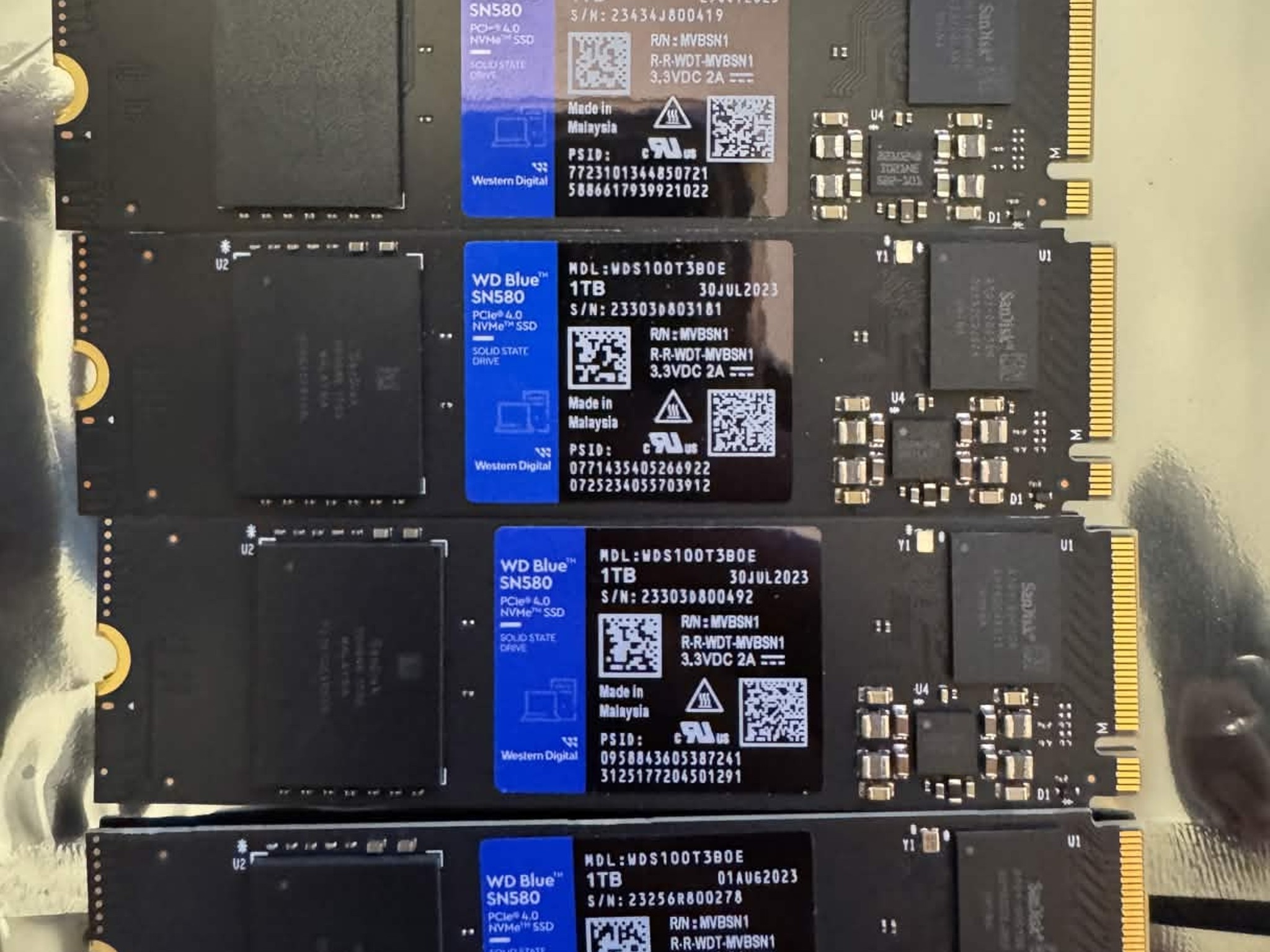 WD Blue SN580 1TB NVMe M.2 SSD