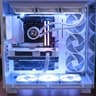 FULL WHITE GAMING PC - RTX 4070 12 GB, Ryzen 7 7800X3D, Liquid Cooling, 4 TB storage, 32 GB RAM