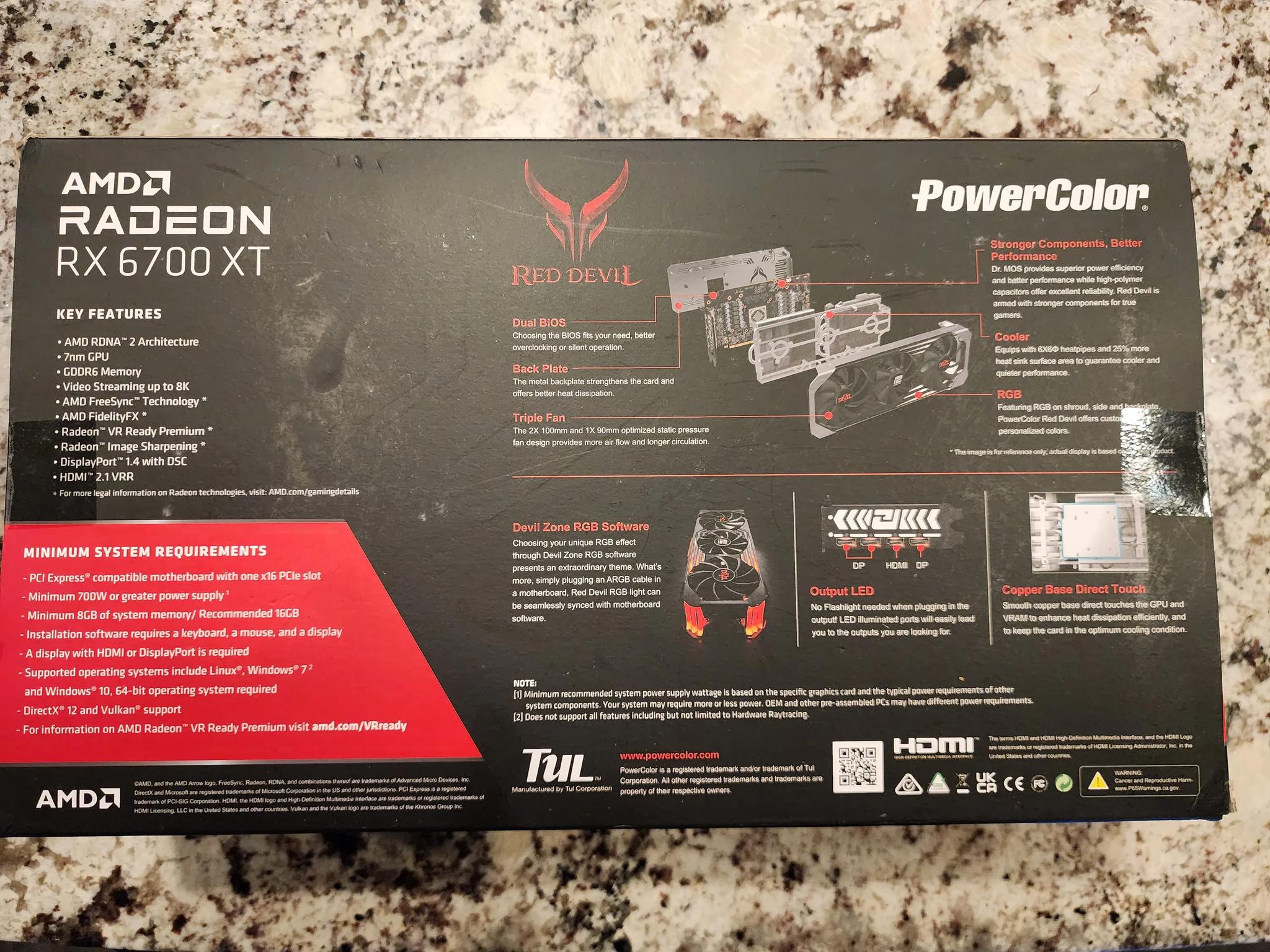 PowerColor Radeon RX 6700XT 12 GB