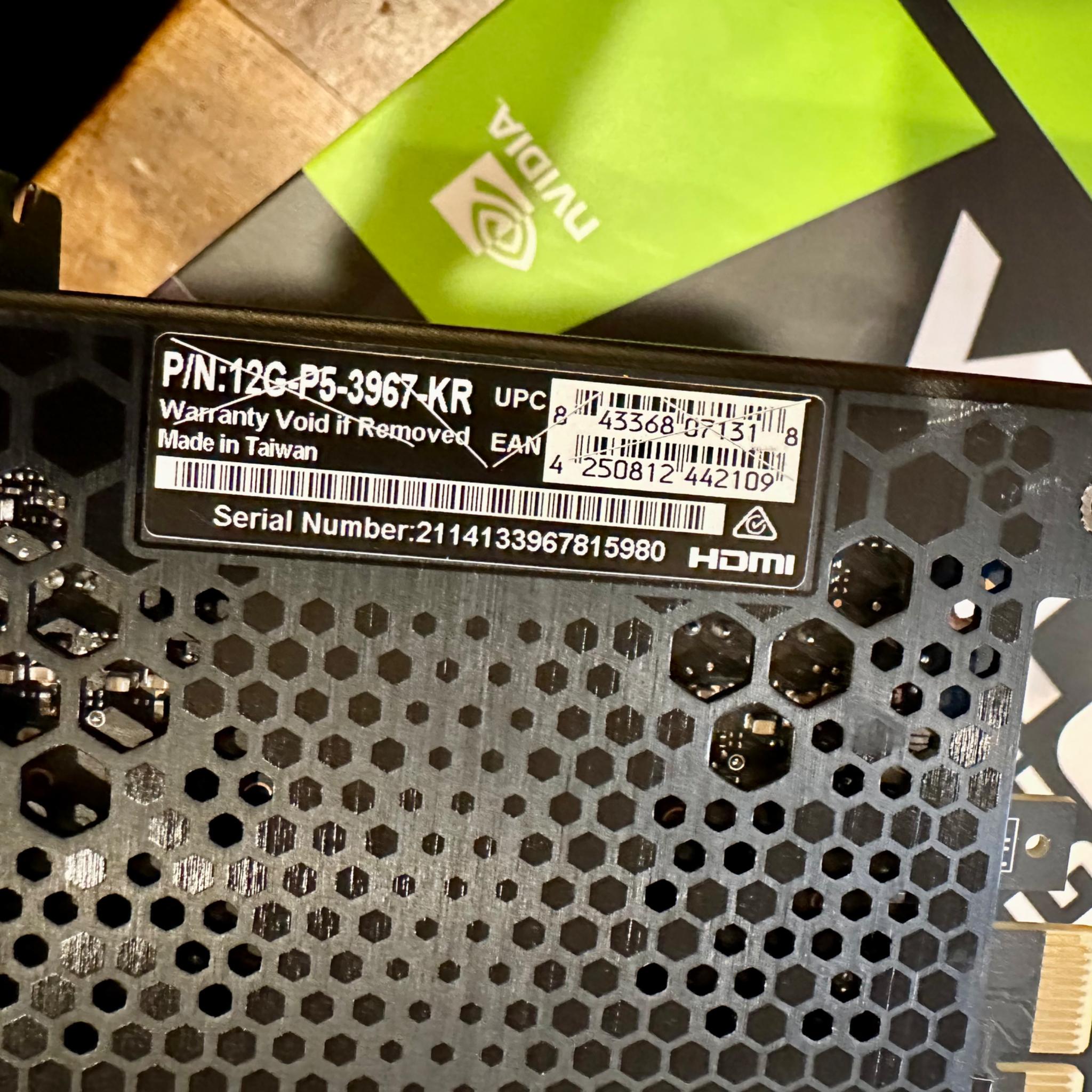 *PLEASE READ, RUNS HOT* EVGA RTX 3080 Ti 12GB