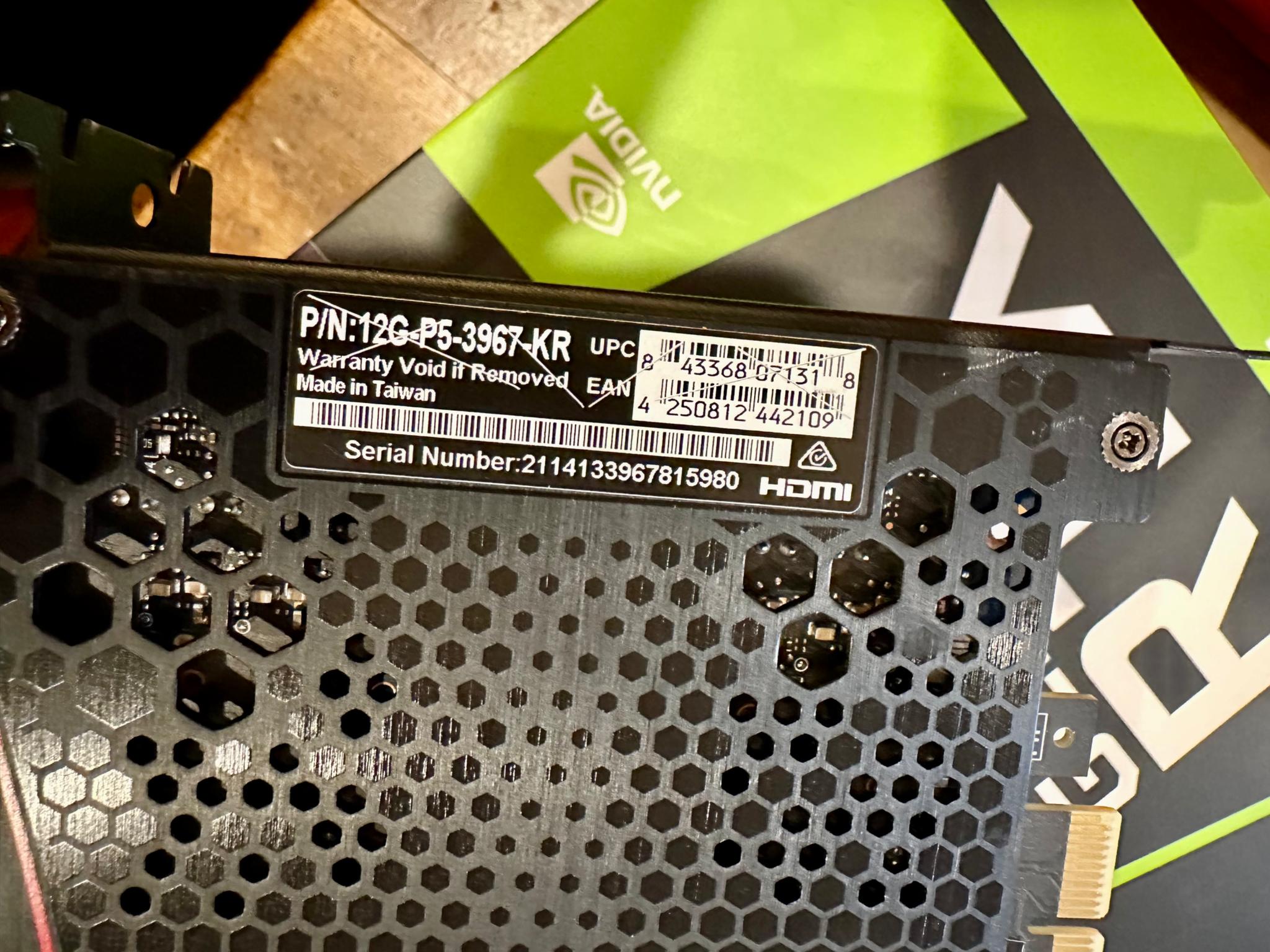 *PLEASE READ, RUNS HOT* EVGA RTX 3080 Ti 12GB