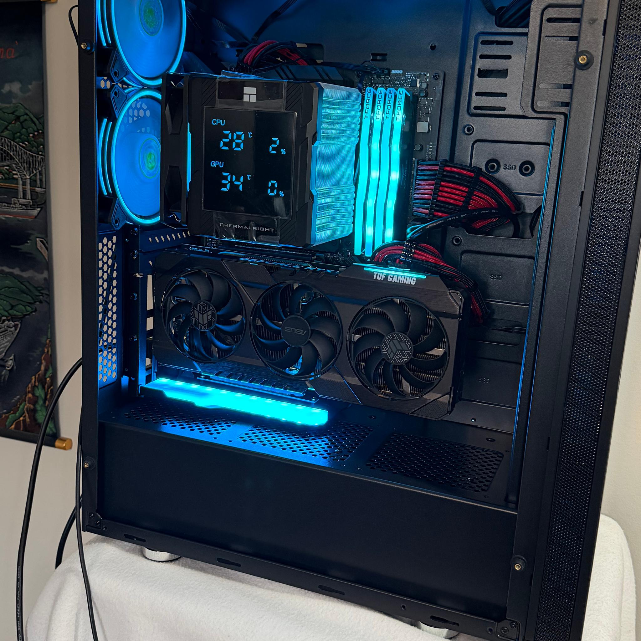 Awesome Ryzen 7 5800XT, 32GB DDR4, RTX 3070 TI, 1 TB M.2 NVMe Gaming System