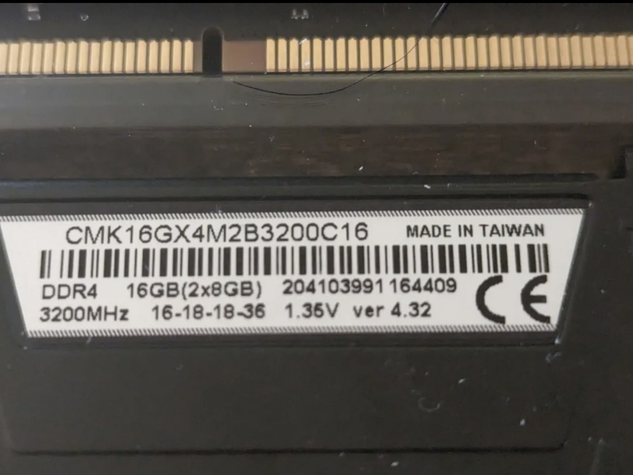 CORSAIR VENGEANCE LPX 16GB DDR4 3200 KIT (2X 8GB)