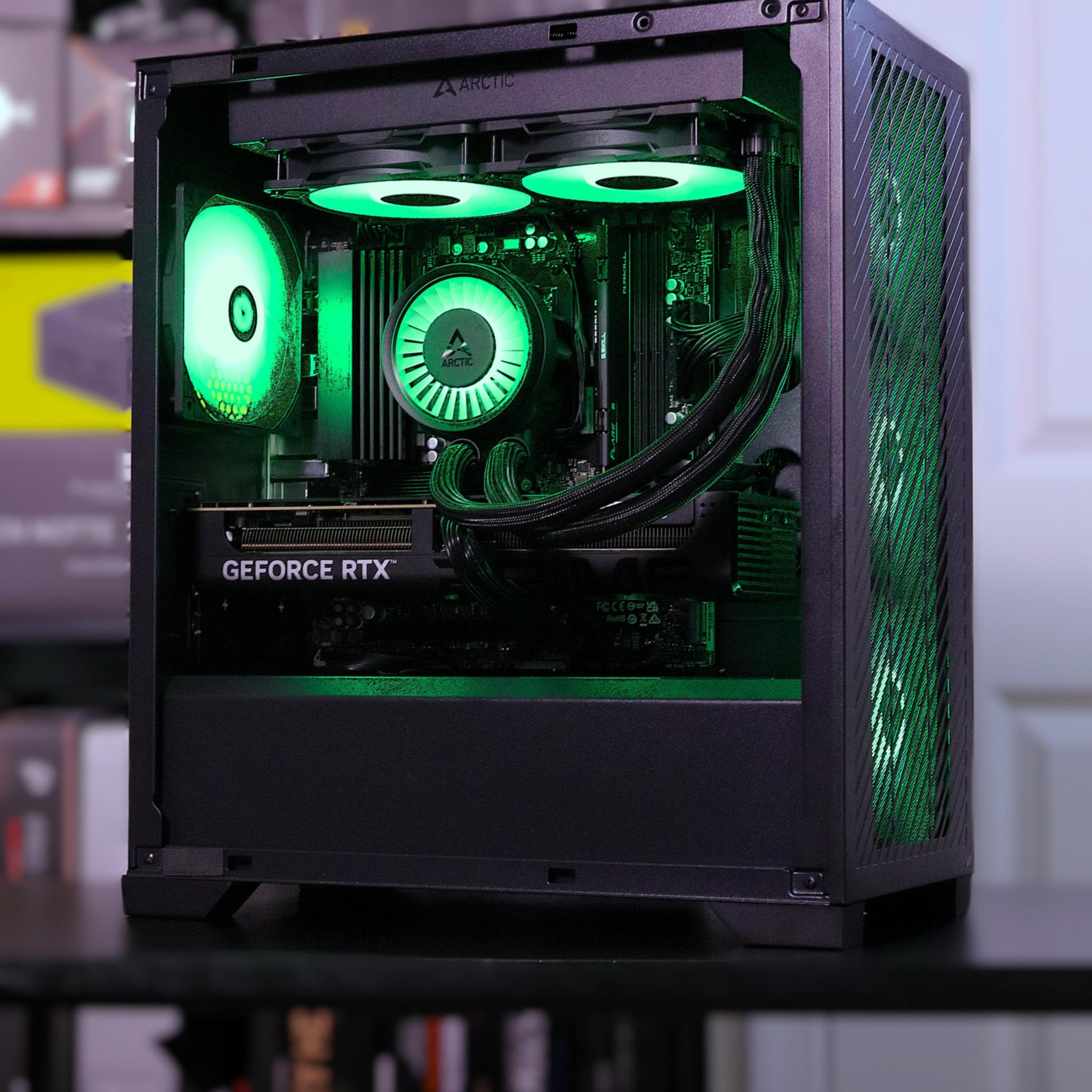 🟩 Arctic Venom ❄️ | Ryzen 5 7500X3D | RTX 5060 Ti 8GB | 16GB DDR5 - 6000 | 1TB NVMe |
