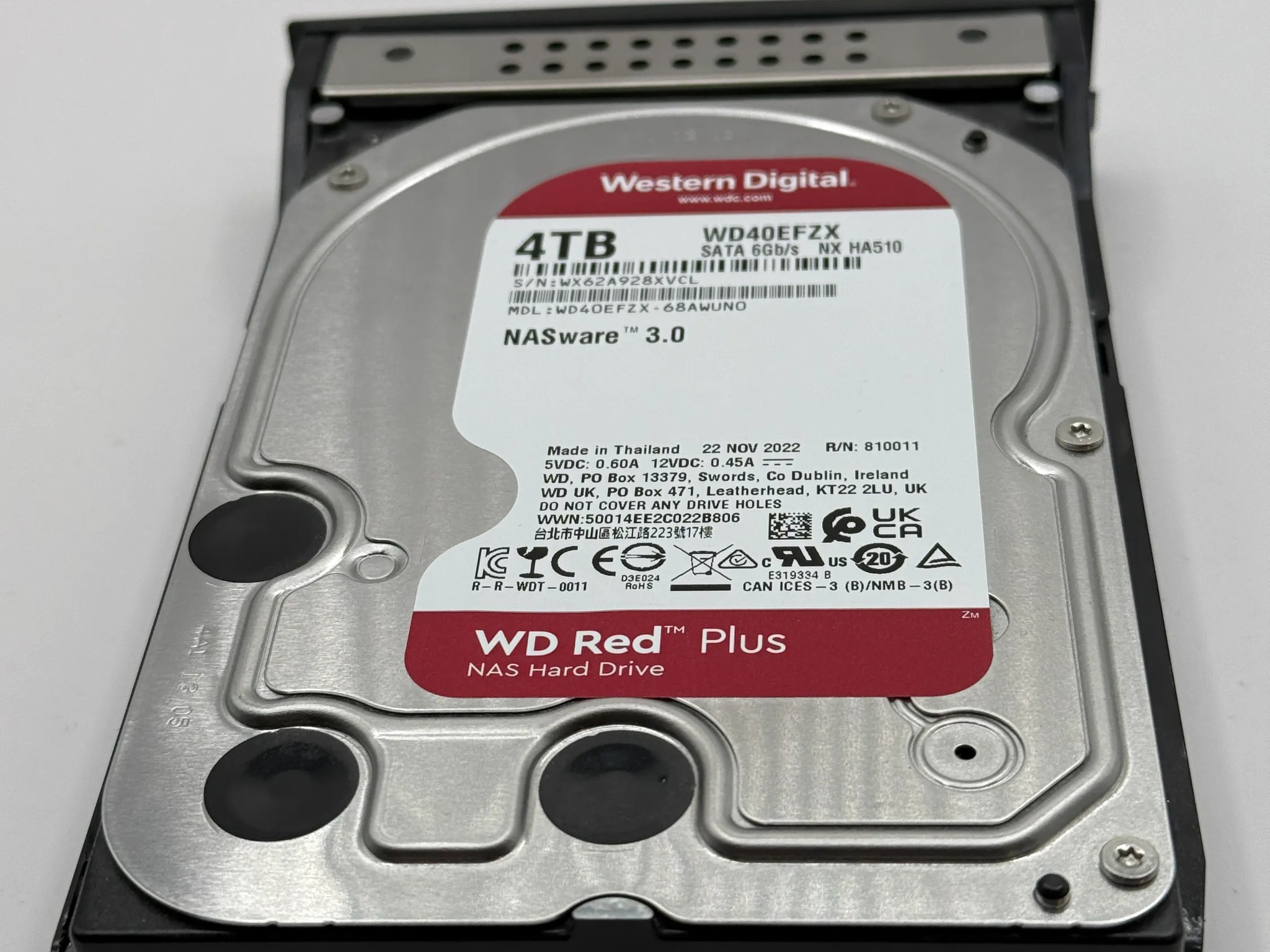 Western Digital Red Plus 4TB Hard Drive (HDD)