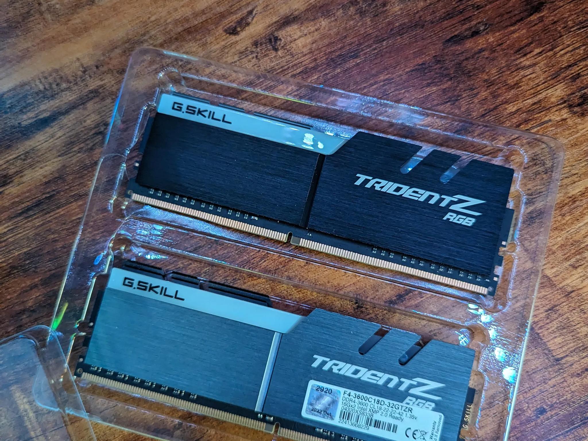 Trident Z G.Skill 3600Mhz 2x16GB (32GB total)