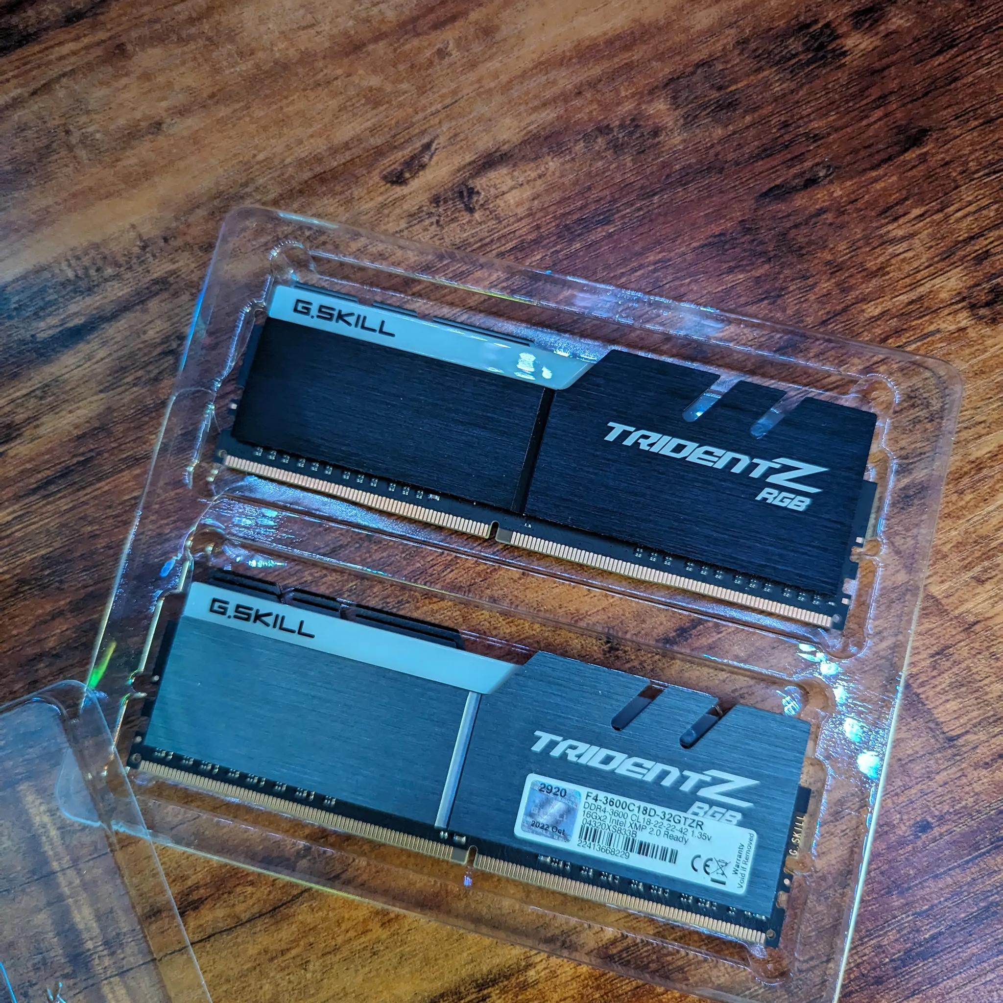 Trident Z G.Skill 3600Mhz 2x16GB (32GB total)