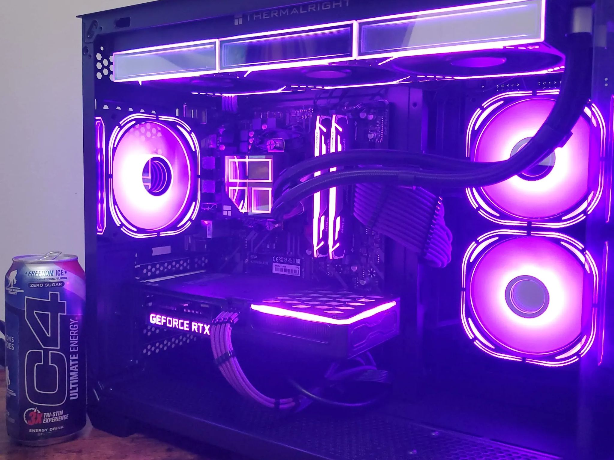 Darkwing | RTX 3060 Ti | Ryzen 5 3600 | 32GB DDR4 ARGB RAM | 1TB NVME SSD | ARGB | Wifi/BT
