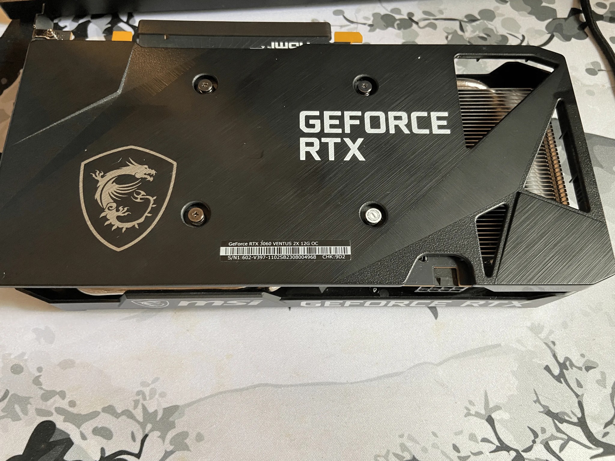 MSI NVIDIA Geforce RTX 3060 Ventus 2x OC12GB Graphics Card