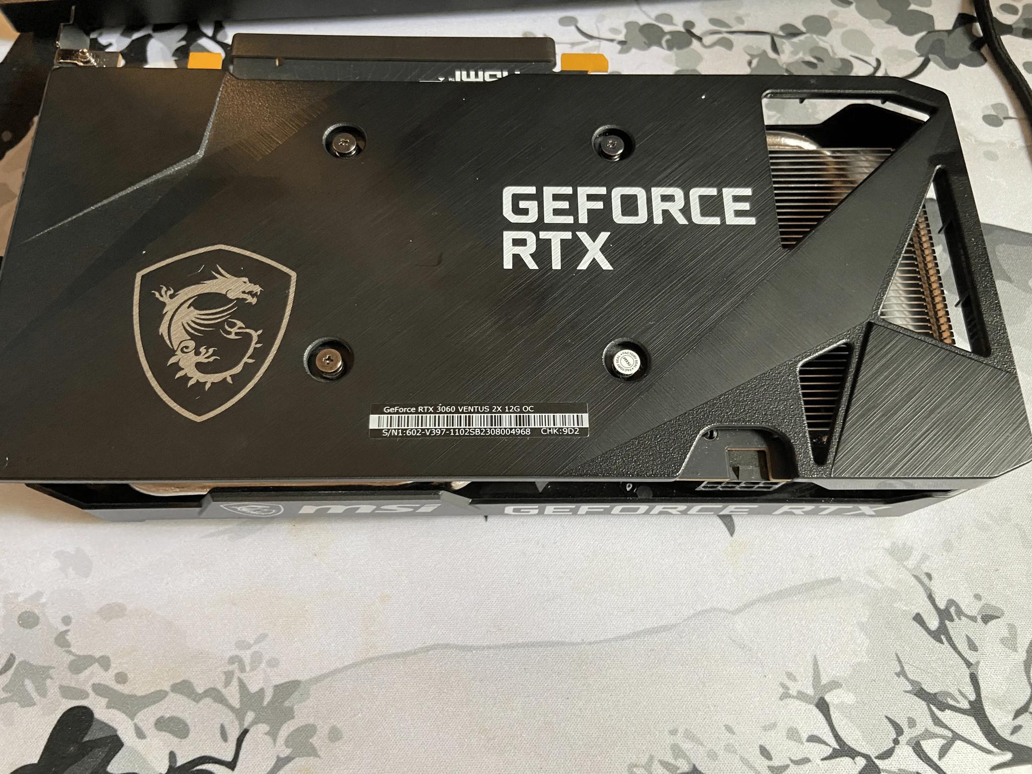 MSI NVIDIA Geforce RTX 3060 Ventus 2x OC12GB Graphics Card