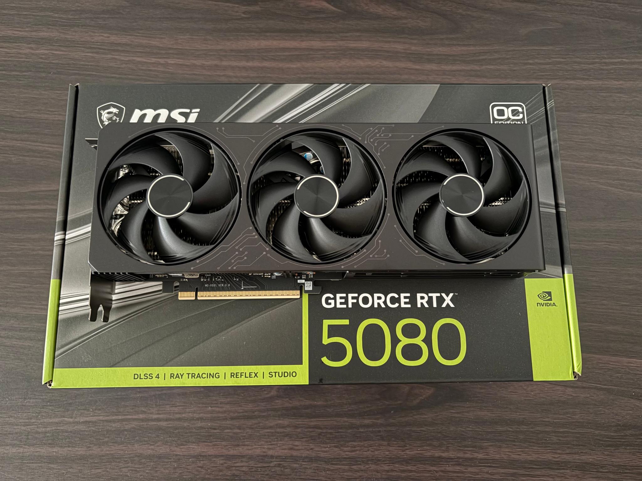 MSI GeForce RTX 5080 16G INSPIRE 3X OC